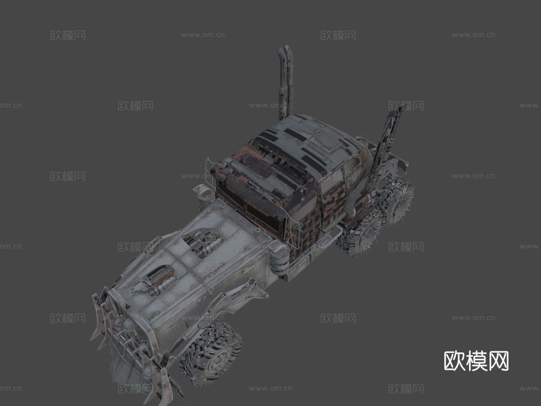 疯狂麦克斯战斗卡车su模型