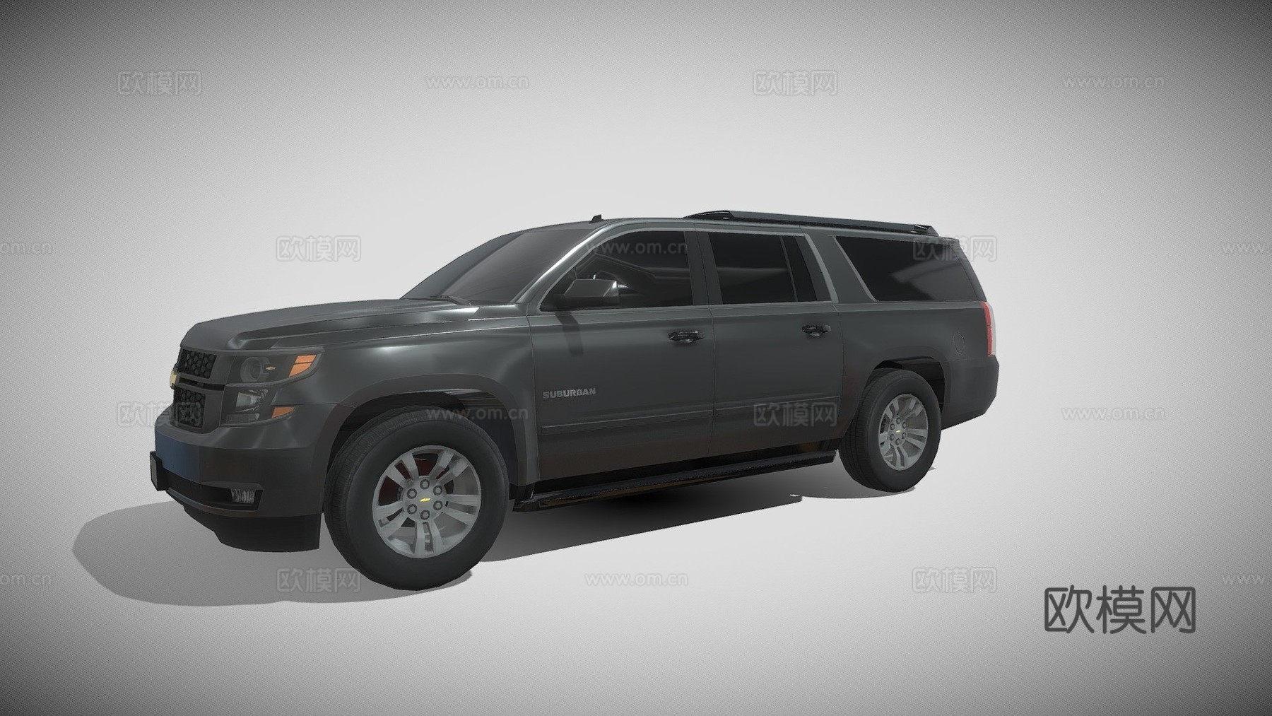 雪佛兰萨博班2015特勤局su模型