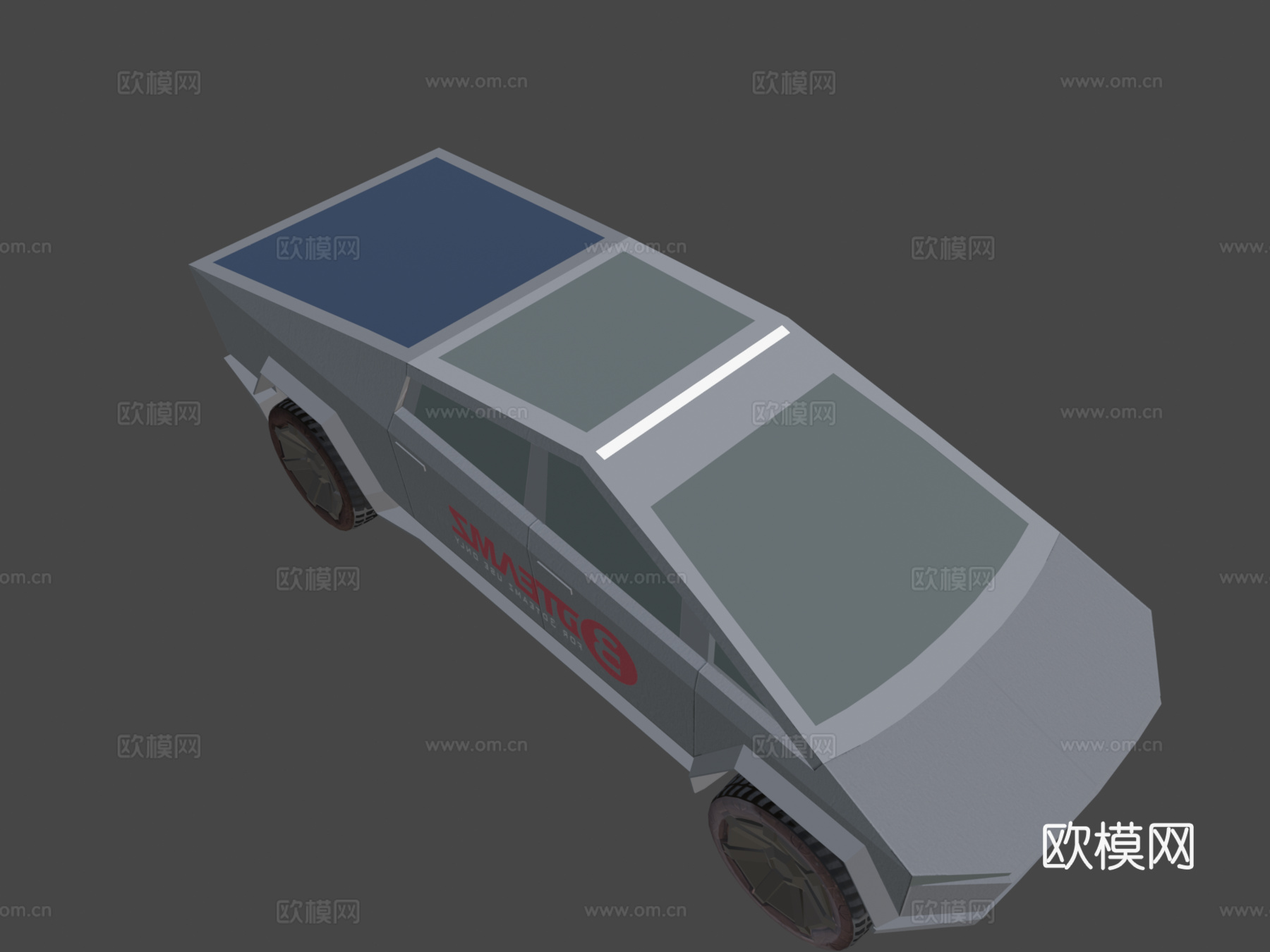 特斯拉赛博卡车3D模型su模型