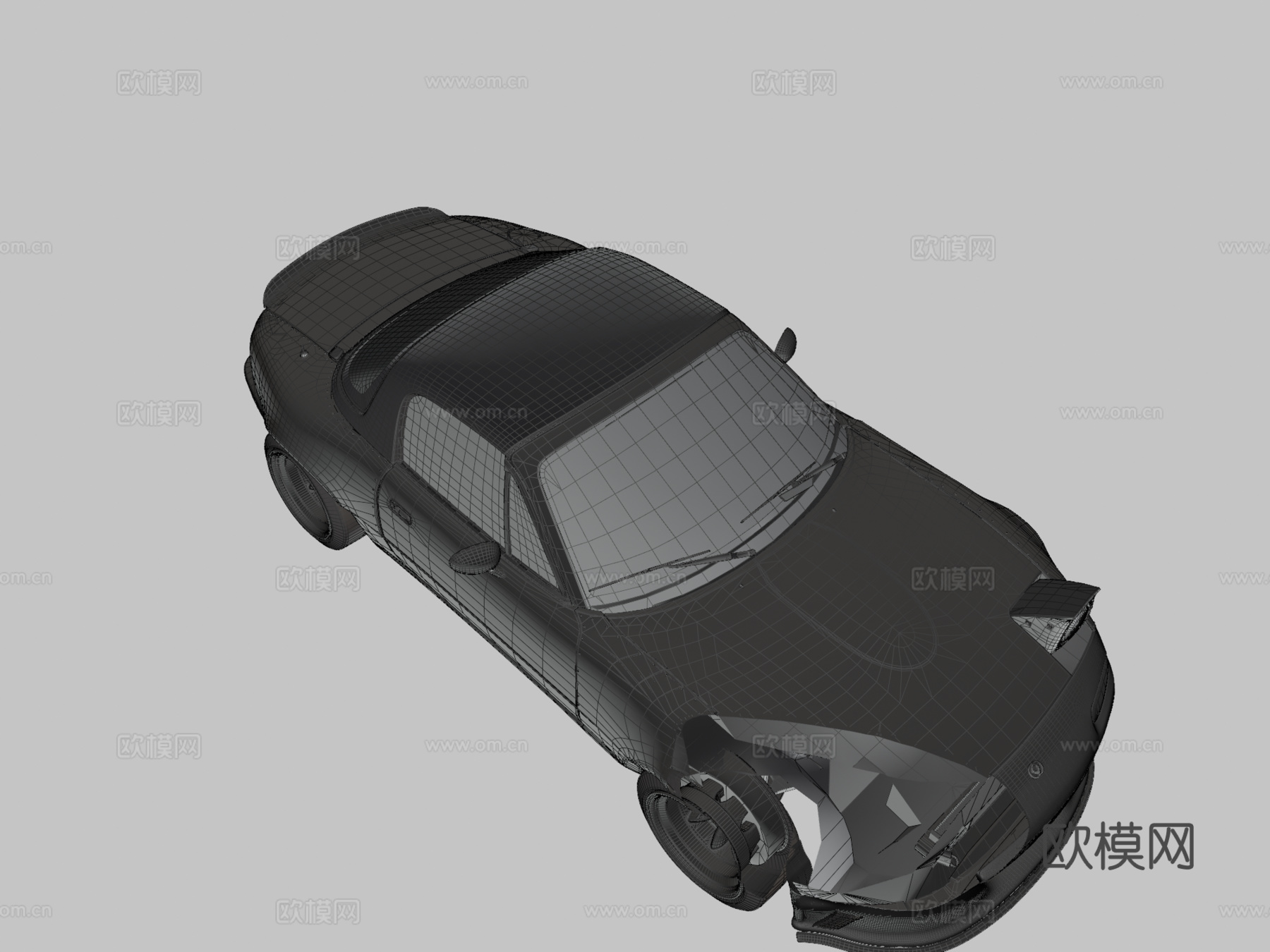 马自达 Miata NA 硬顶su模型