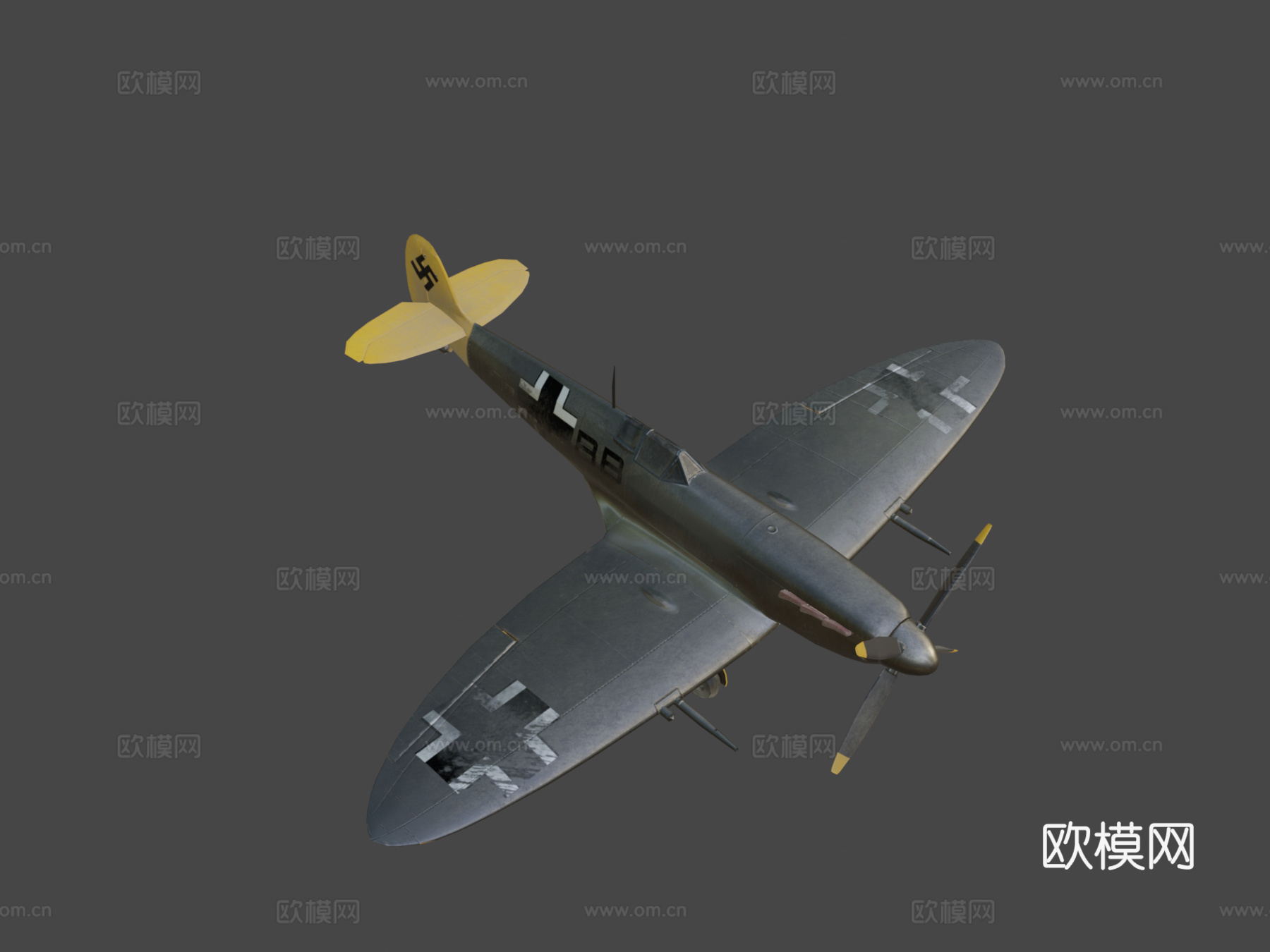 齐尔库斯·罗萨留斯喷火战斗机su模型