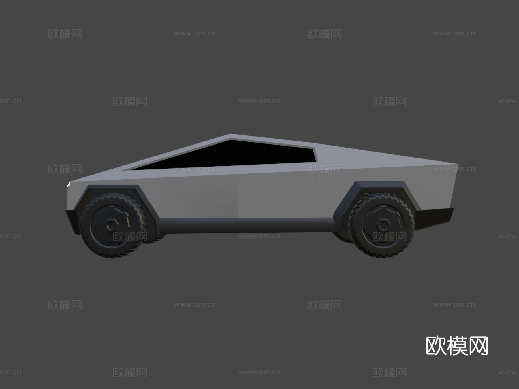 赛博卡车su模型