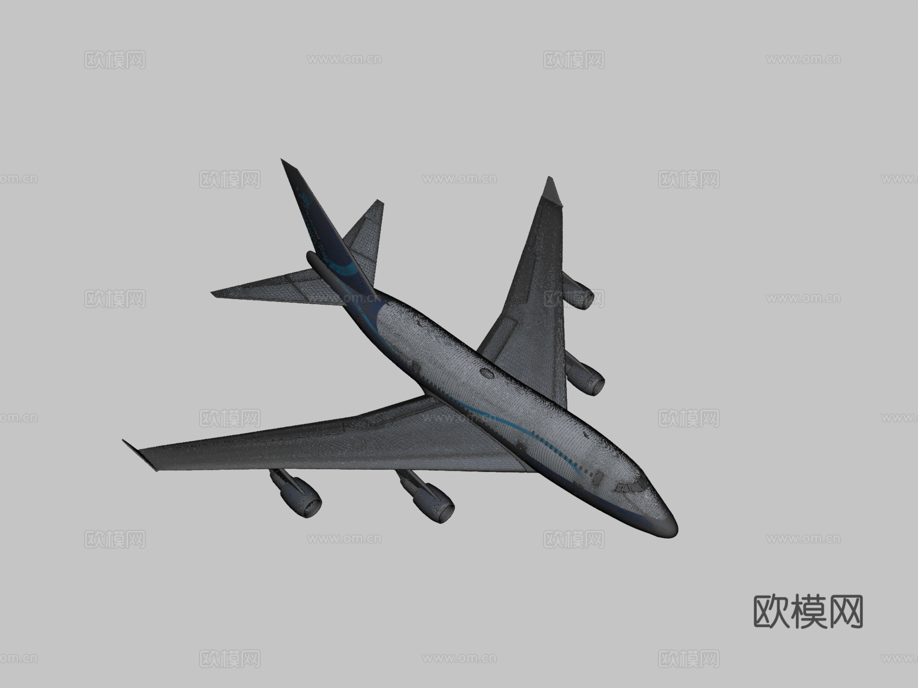 波音 747SPsu模型