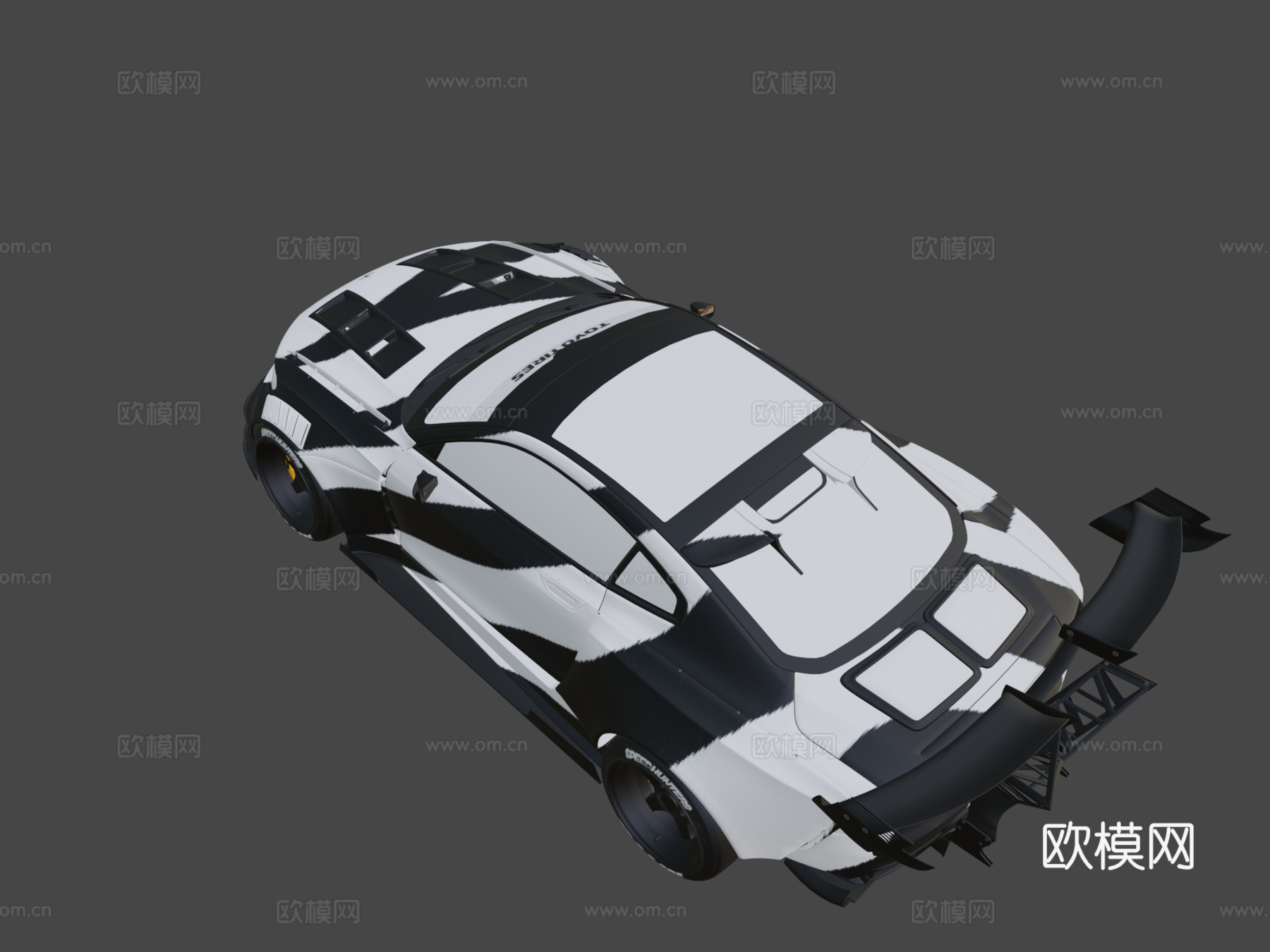 沃尔沃北极星1 K.S版斑马包覆凯文su模型