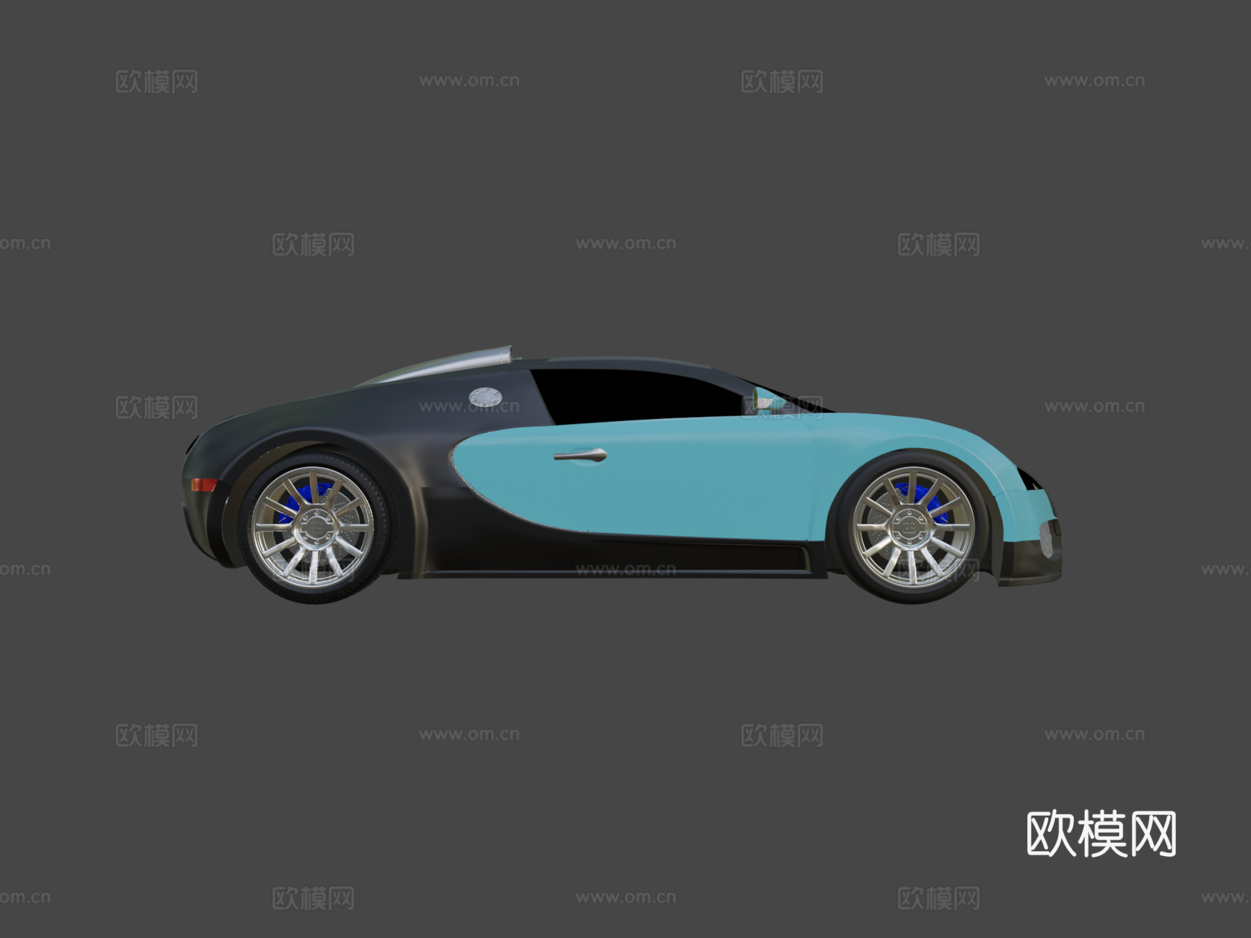 布加迪威龙 16.4su模型