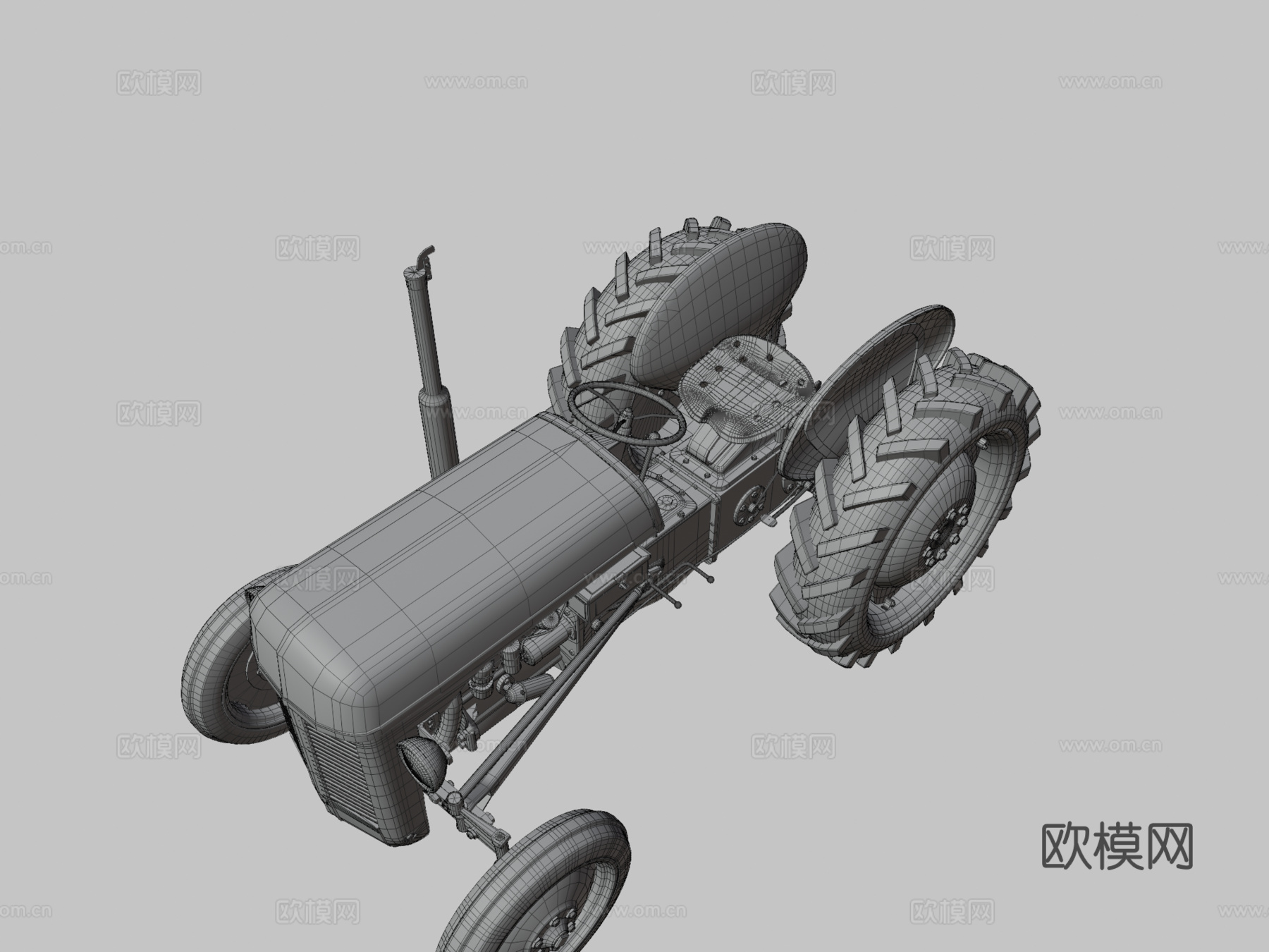 老拖拉机 Ferguson TE20su模型