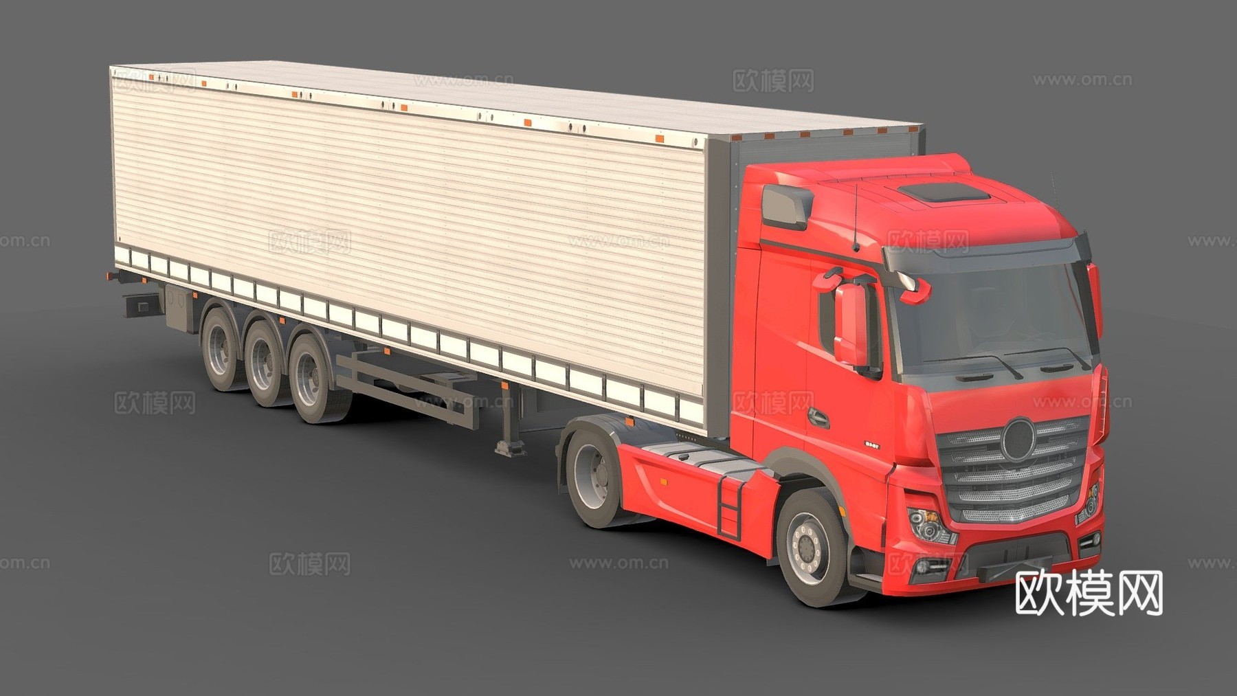 梅赛德斯 Actros 流线空间su模型