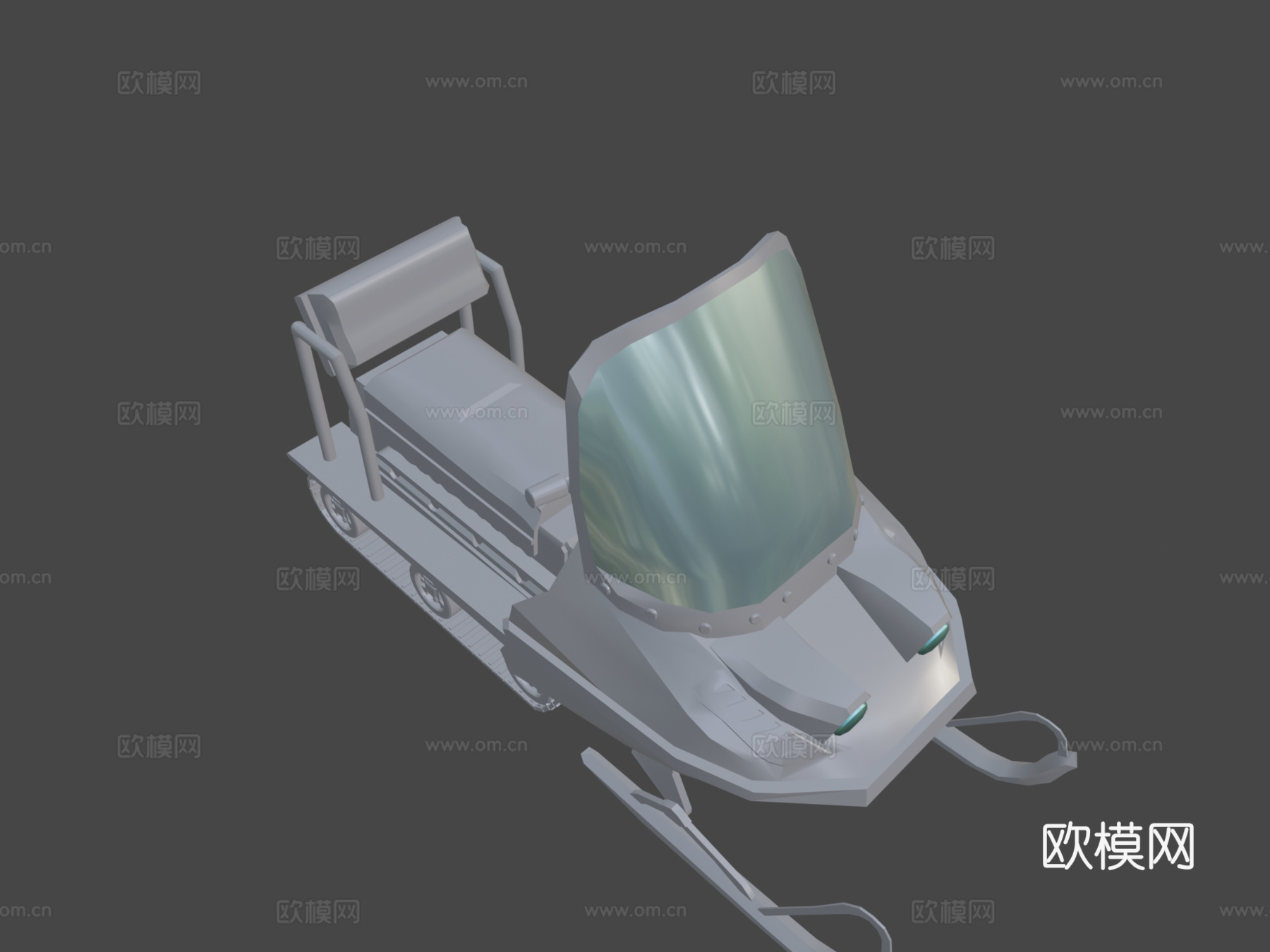 HCR2雪地摩托su模型