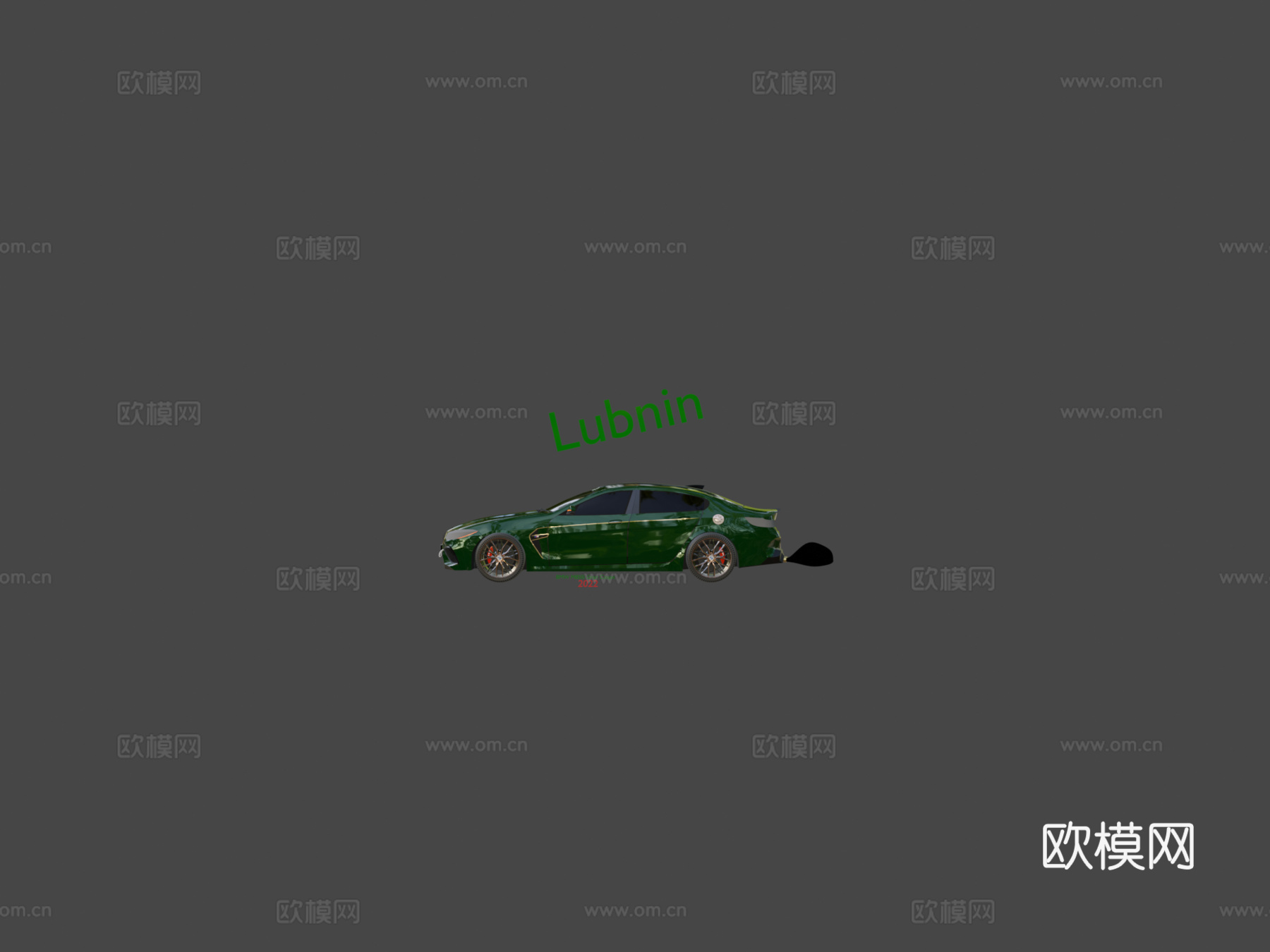 宝马 m8 大型轿跑 Competitionsu模型