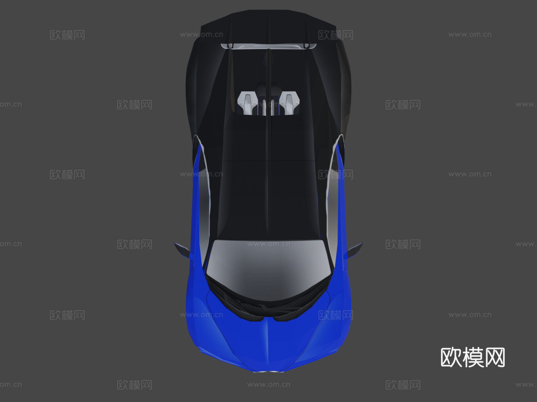 布加迪 Chiron 纸艺su模型