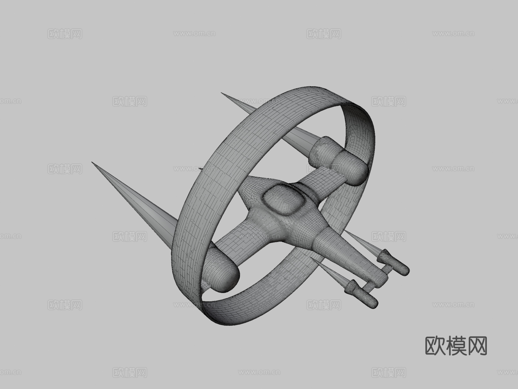 太空飞船su模型