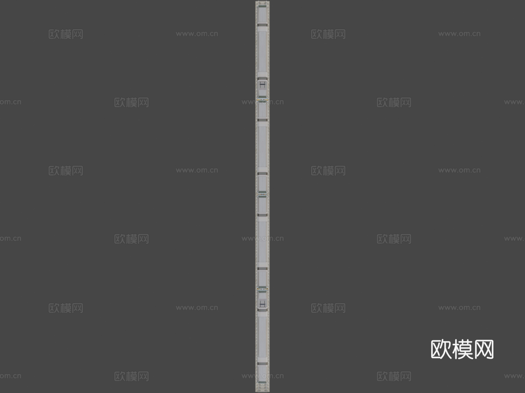 悉尼火车 S 组低多边形su模型