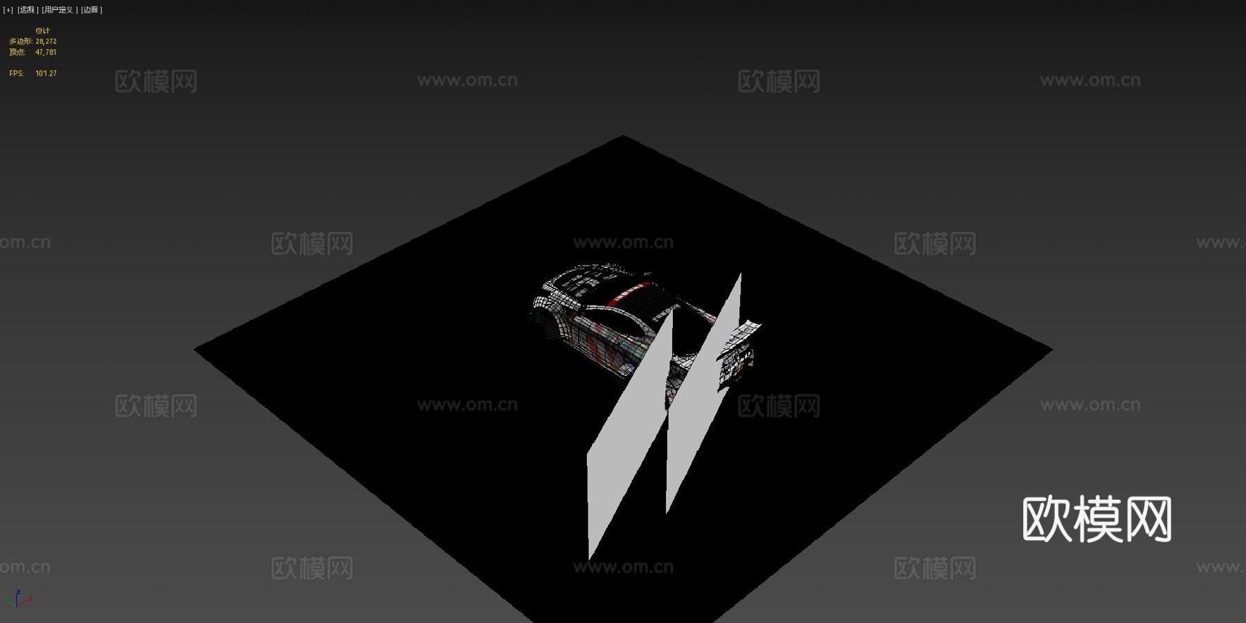 山脊赛车7su模型