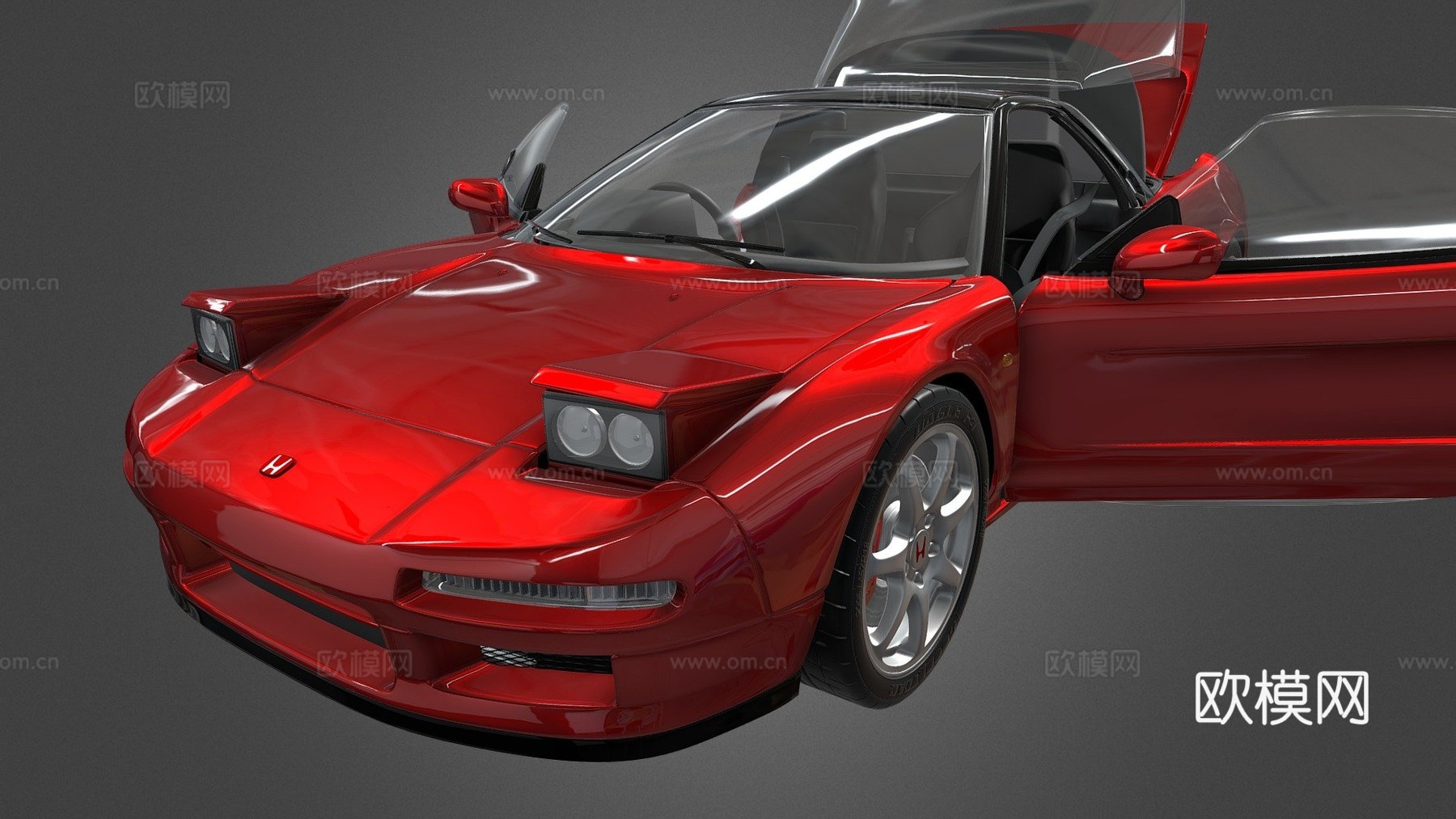 一九九四本田NSX TypeR详细3d模型