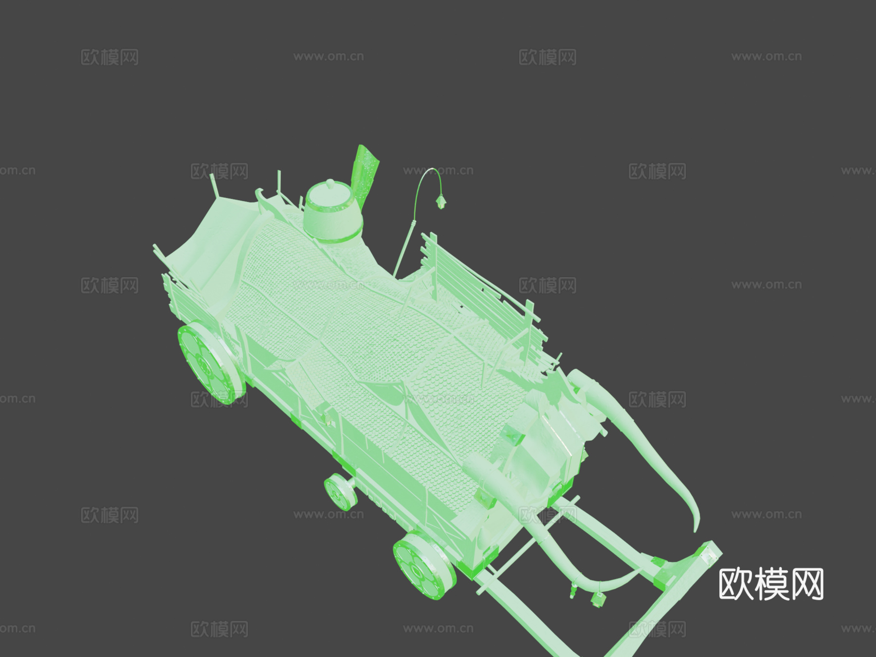 移动奇幻商店su模型