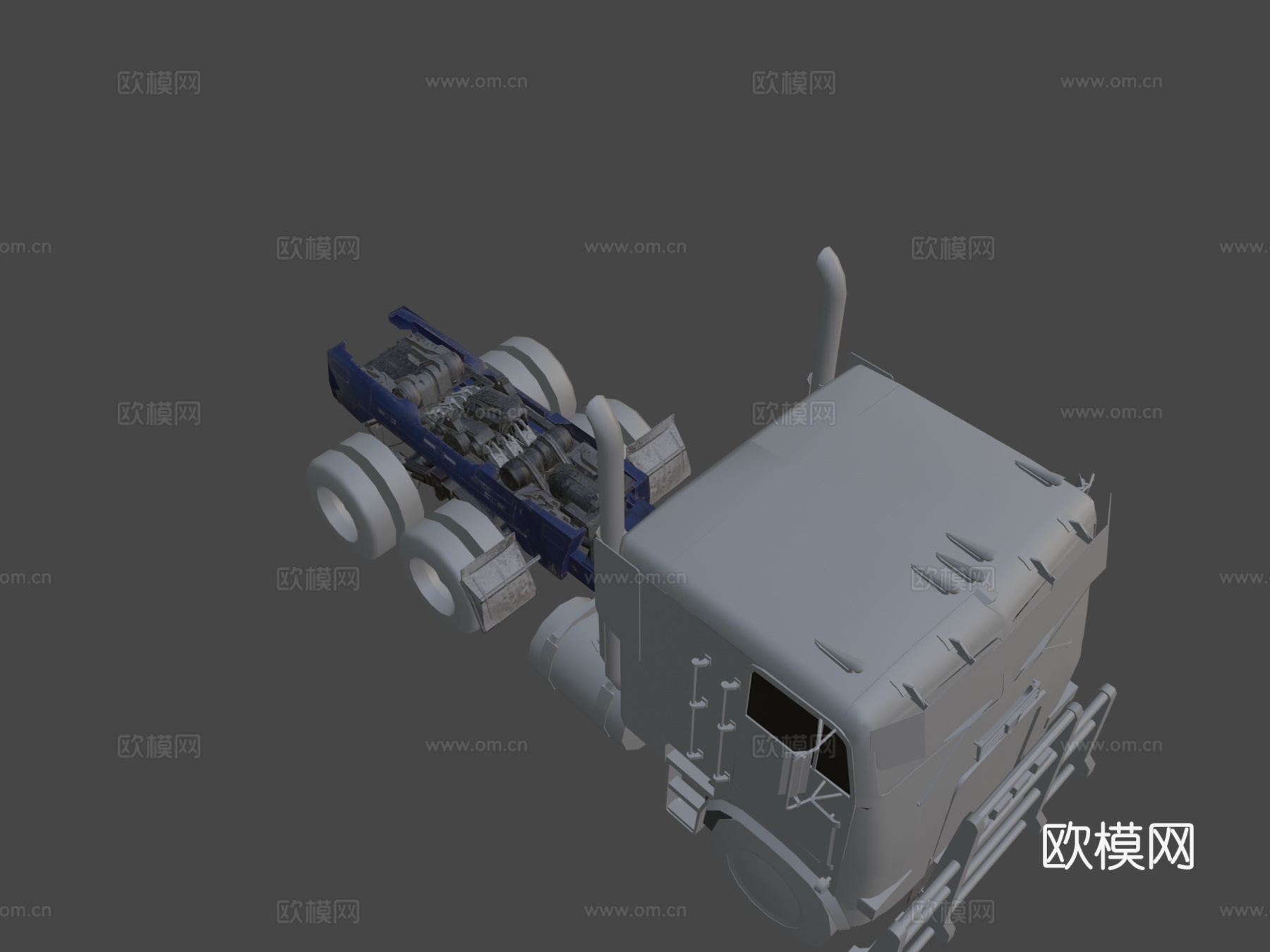 擎天柱变形su模型