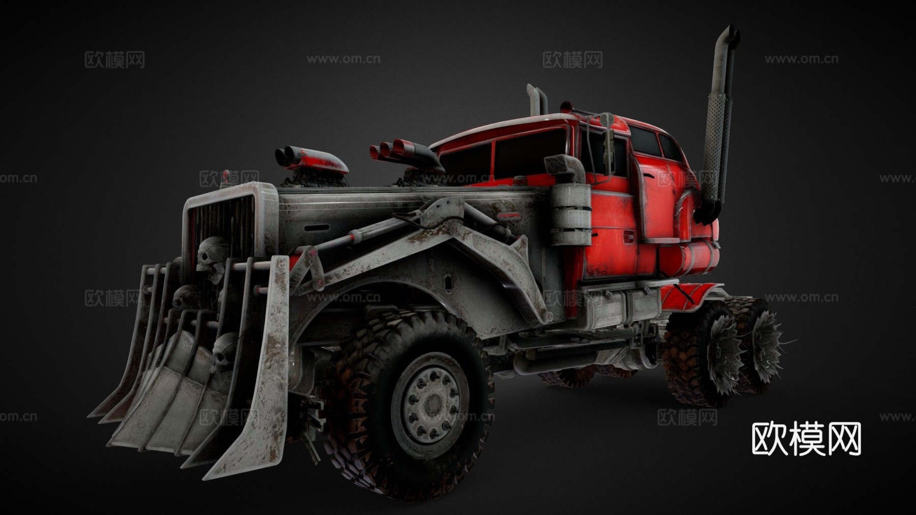 疯狂麦克斯战斗卡车su模型