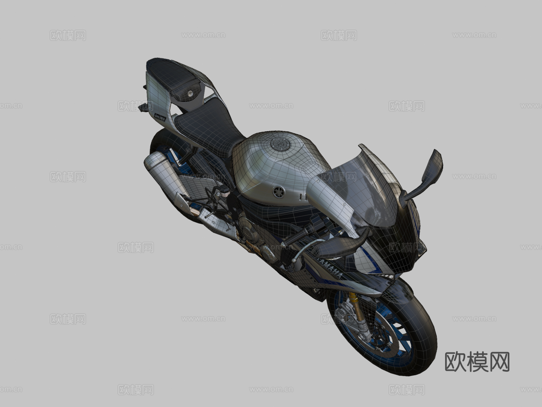 雅马哈R1Msu模型