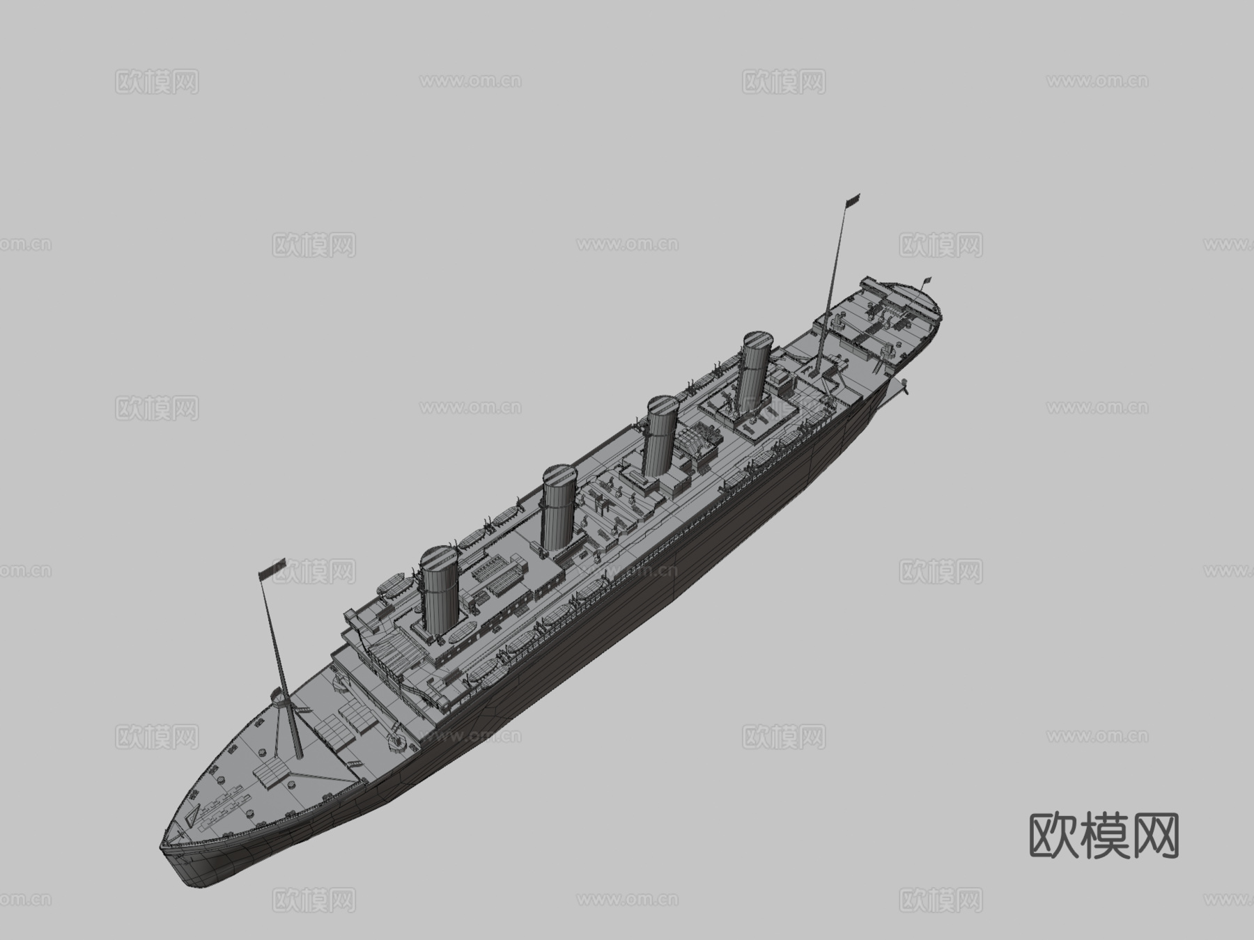 奥林匹克高多边形OBJsu模型