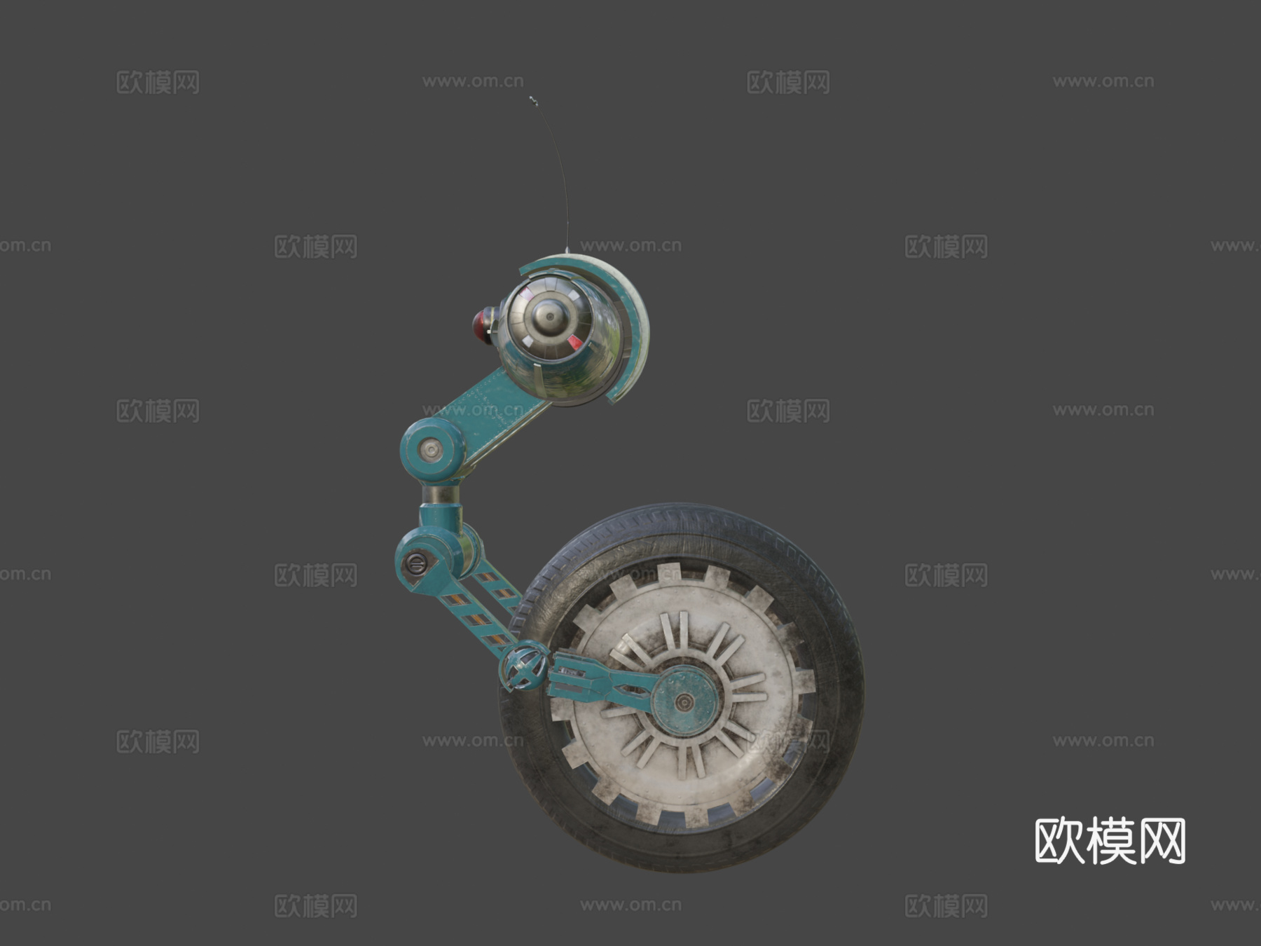 骑行机器人机器人纹理挑战su模型