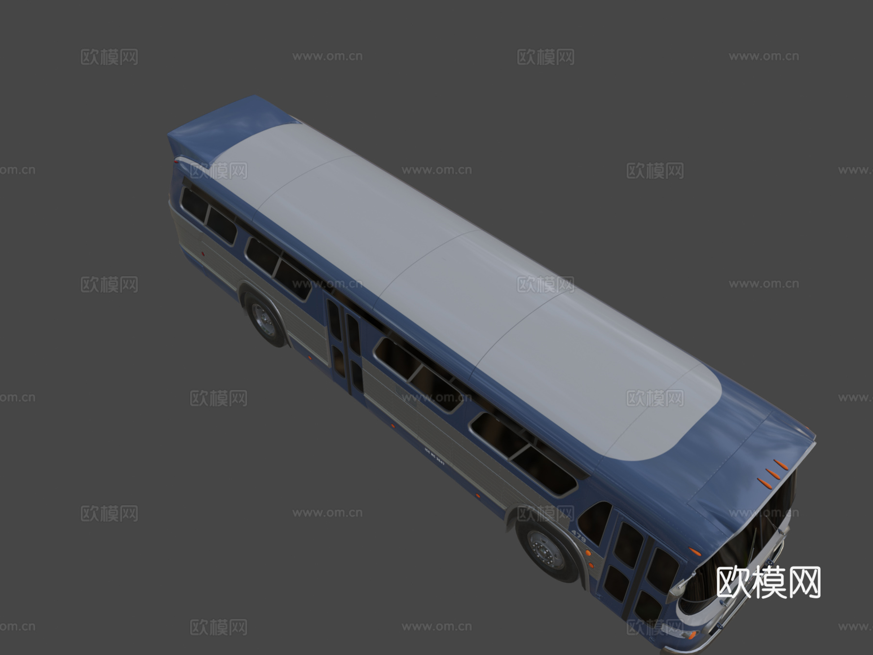 城市巴士su模型