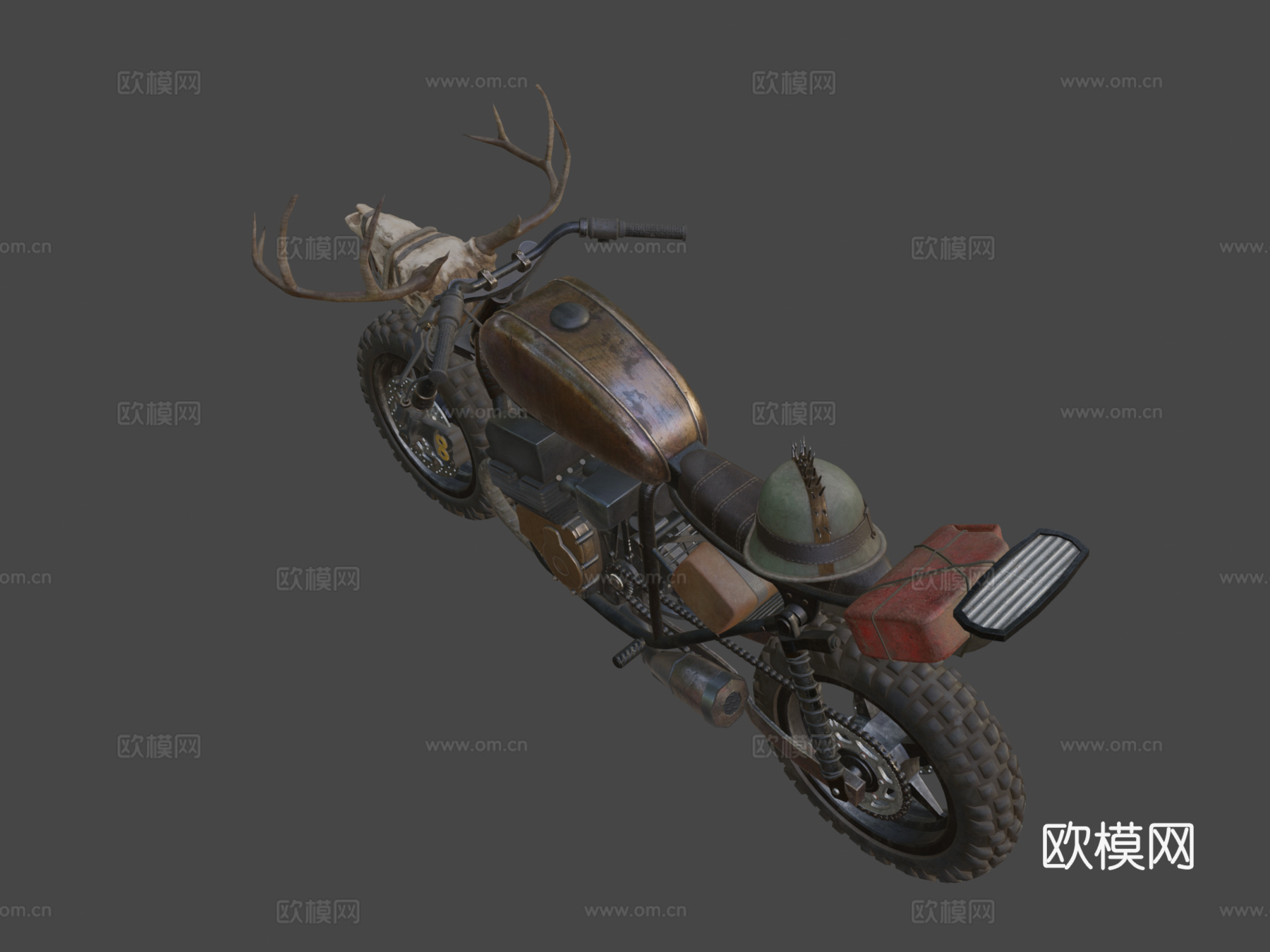 后启示录摩托车su模型