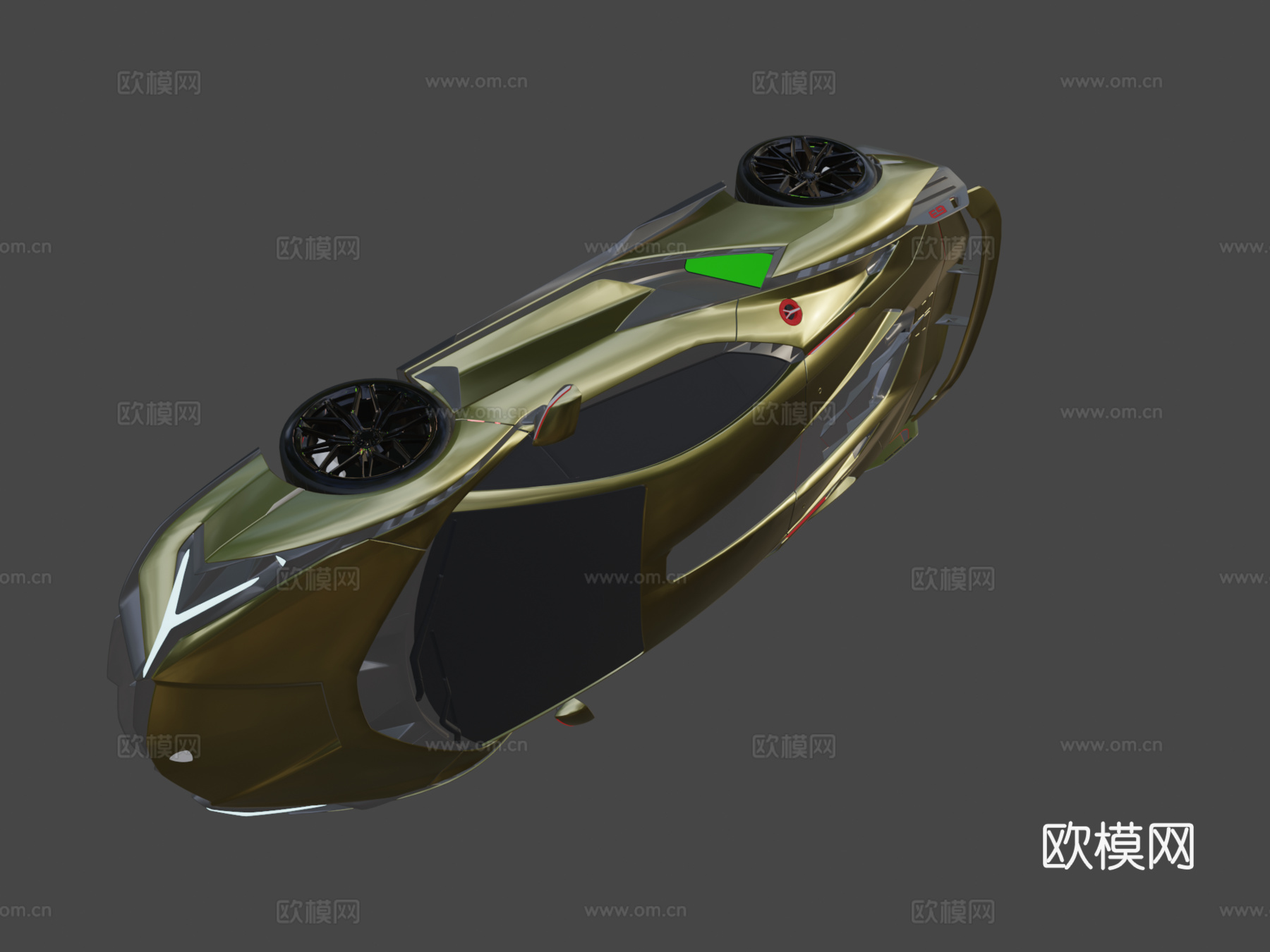 D模型西恩终极混合动力超级跑车su模型