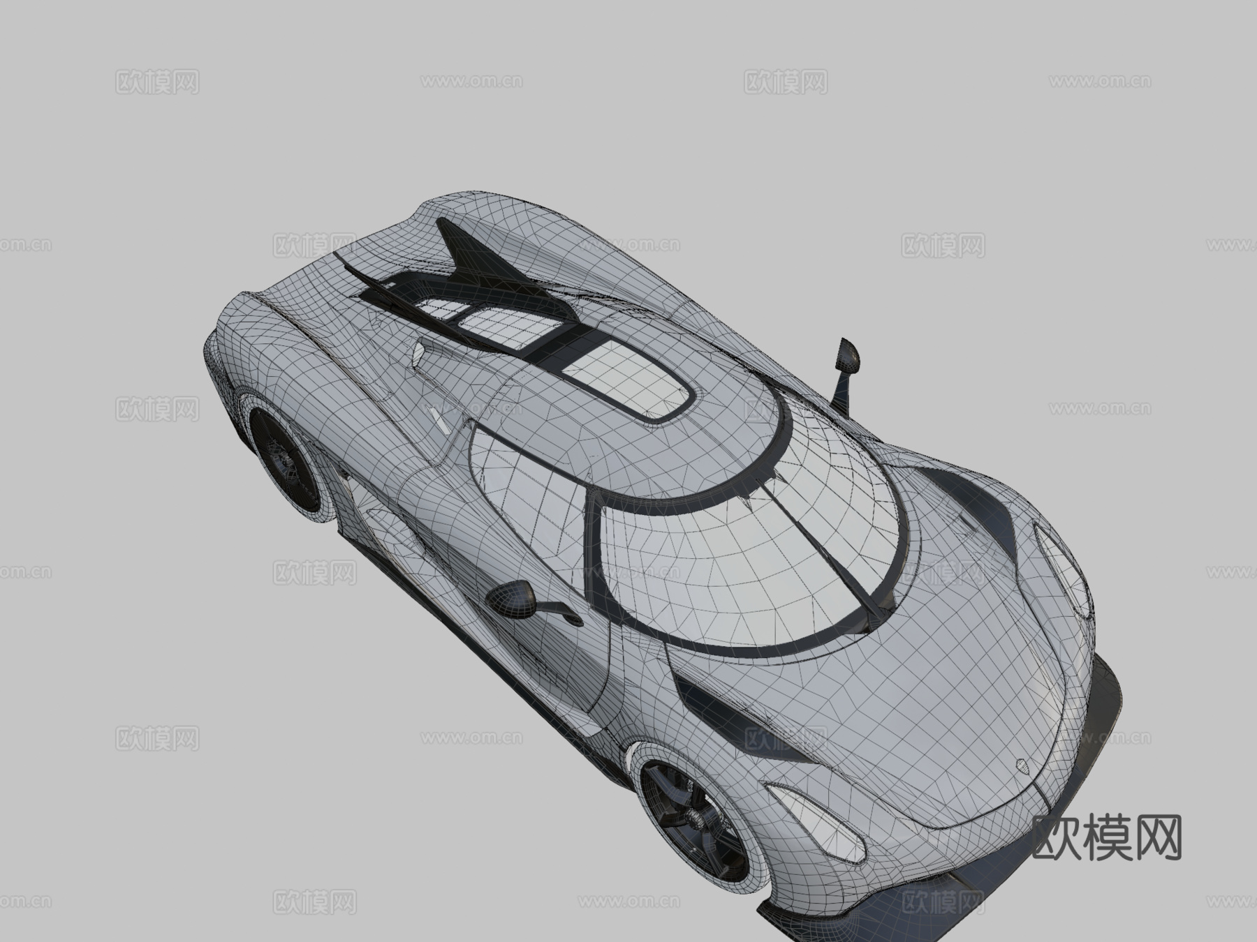 科尼赛克 Jesko Absolut 模型su模型