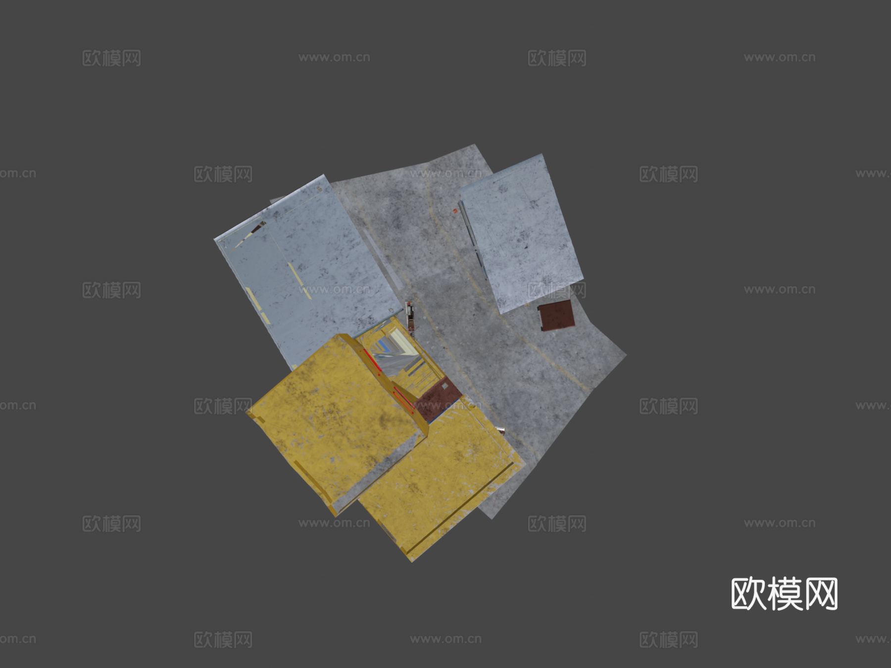 里约贫民窟街景su模型