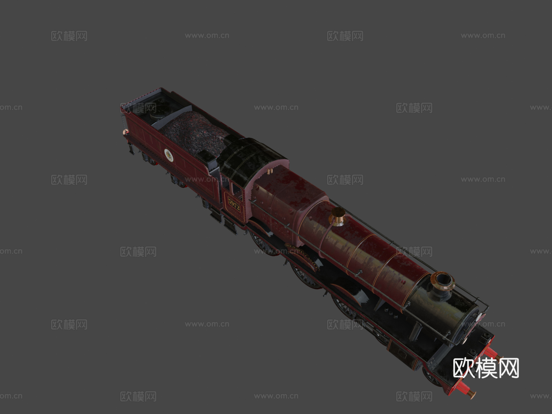 霍格沃茨特快列车机车su模型