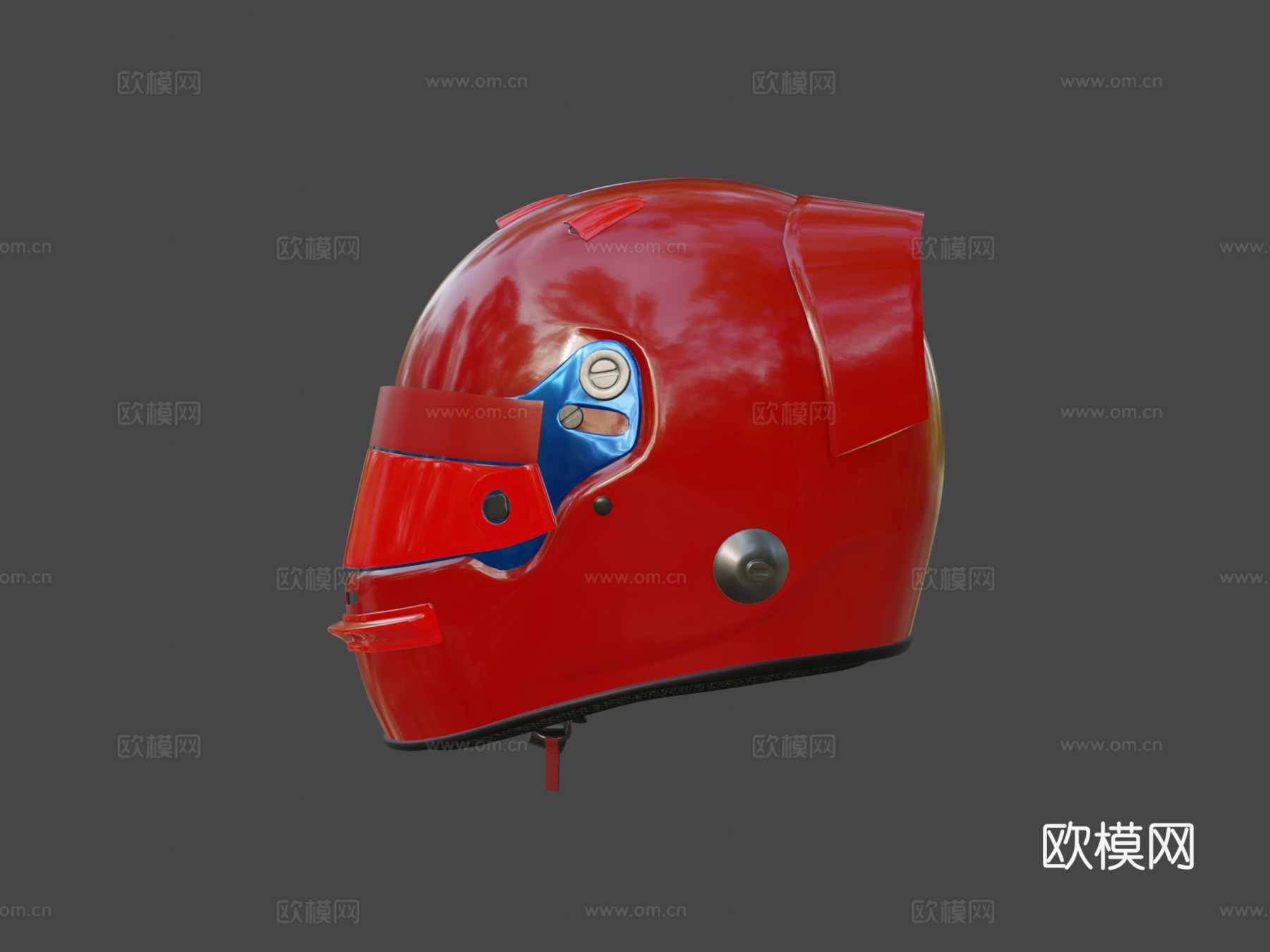 现代F1赛车头盔su模型