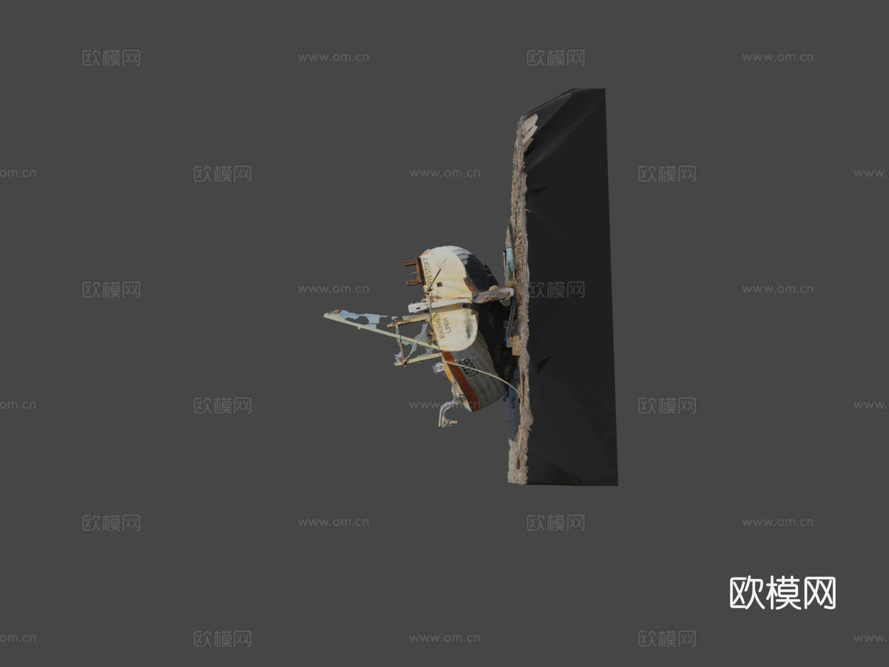 小型渔船su模型