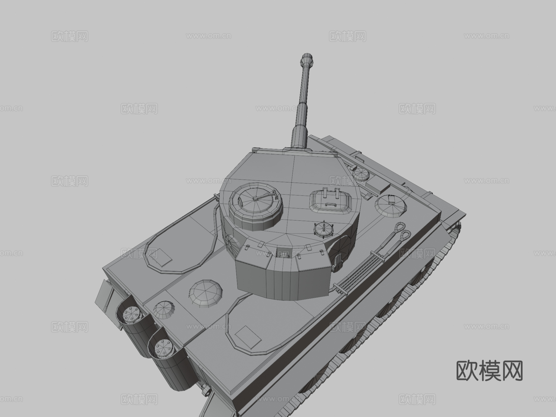 虎式一号六型坦克su模型