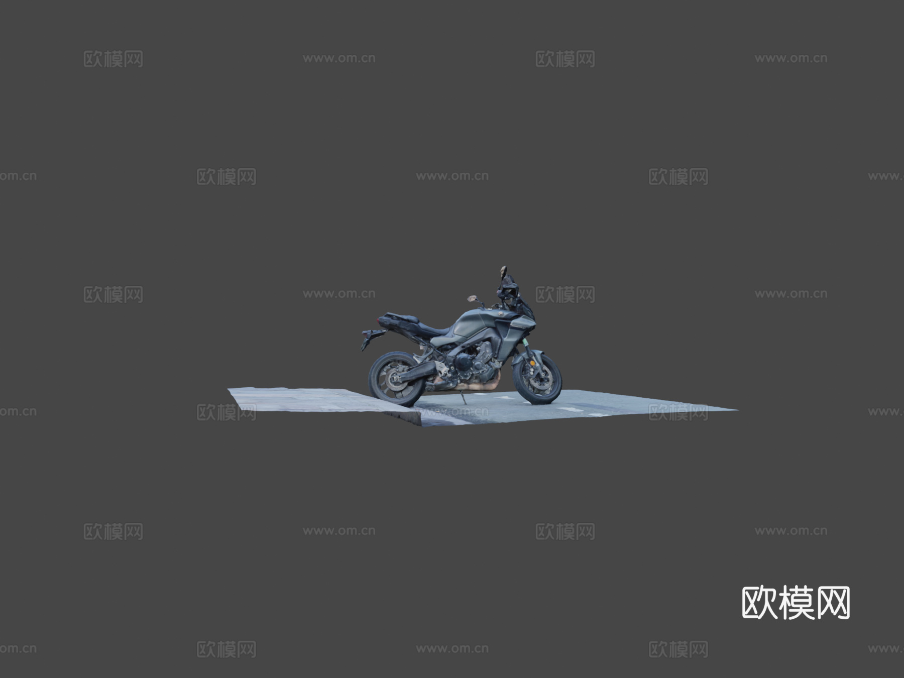 雅马哈Tracer 9摩托车su模型