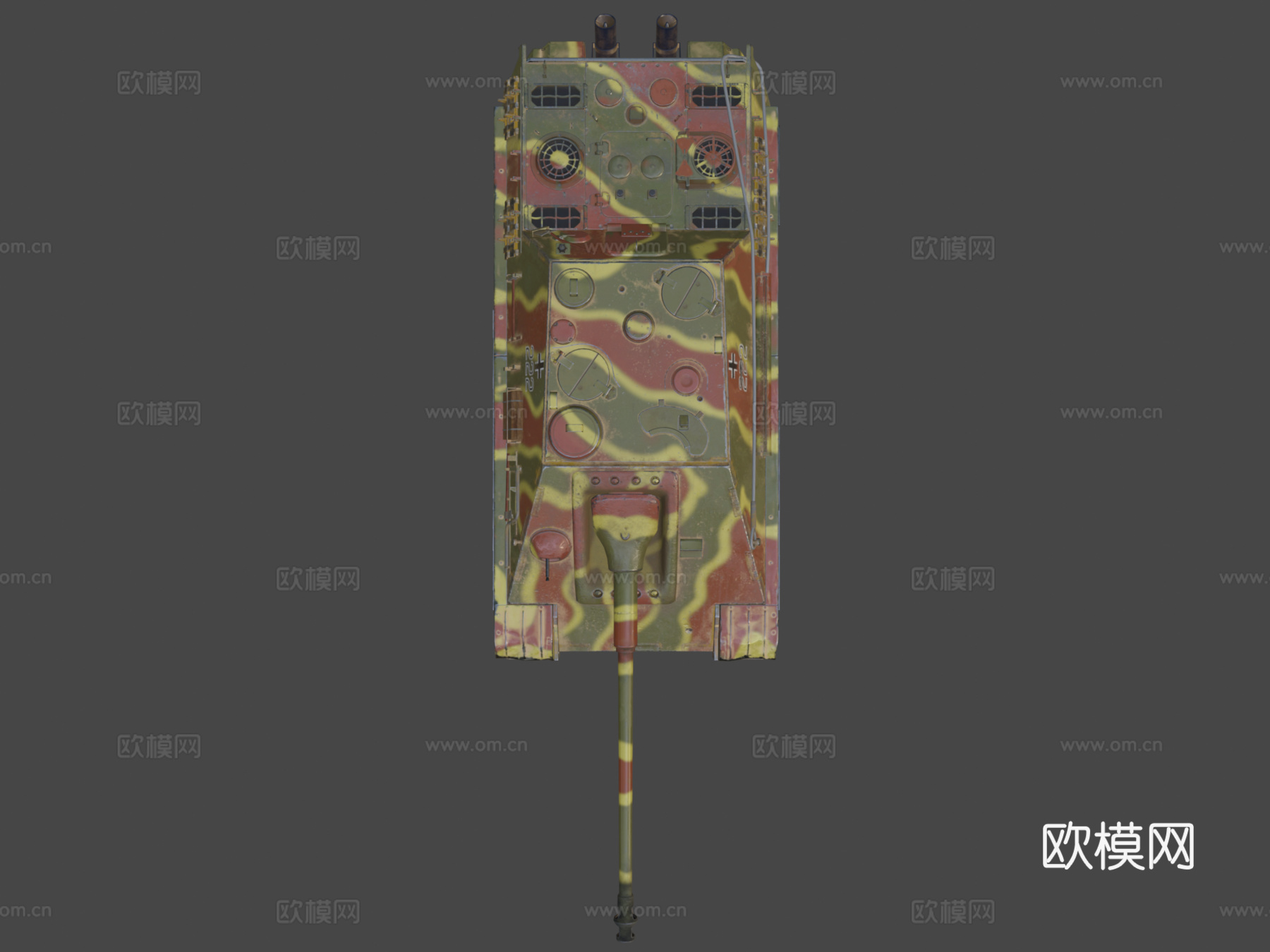 猎豹坦克涂装方案1su模型