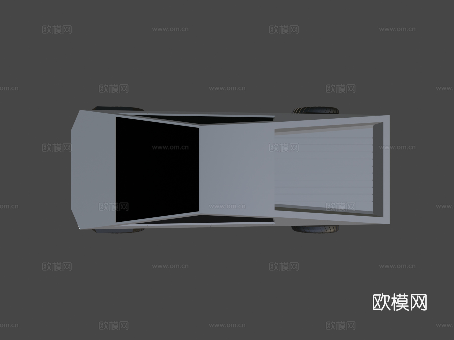 赛博卡车su模型