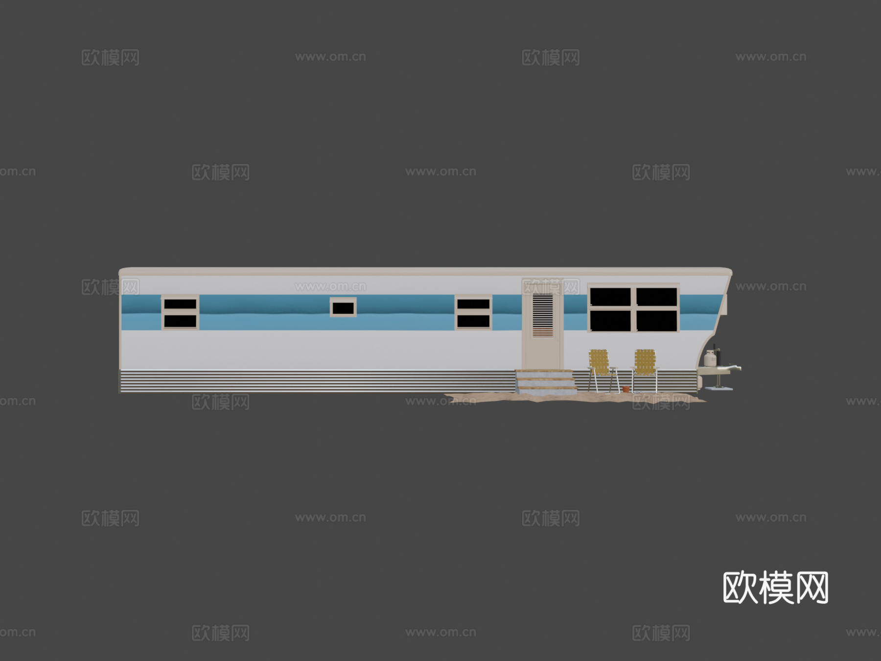 移动房屋su模型