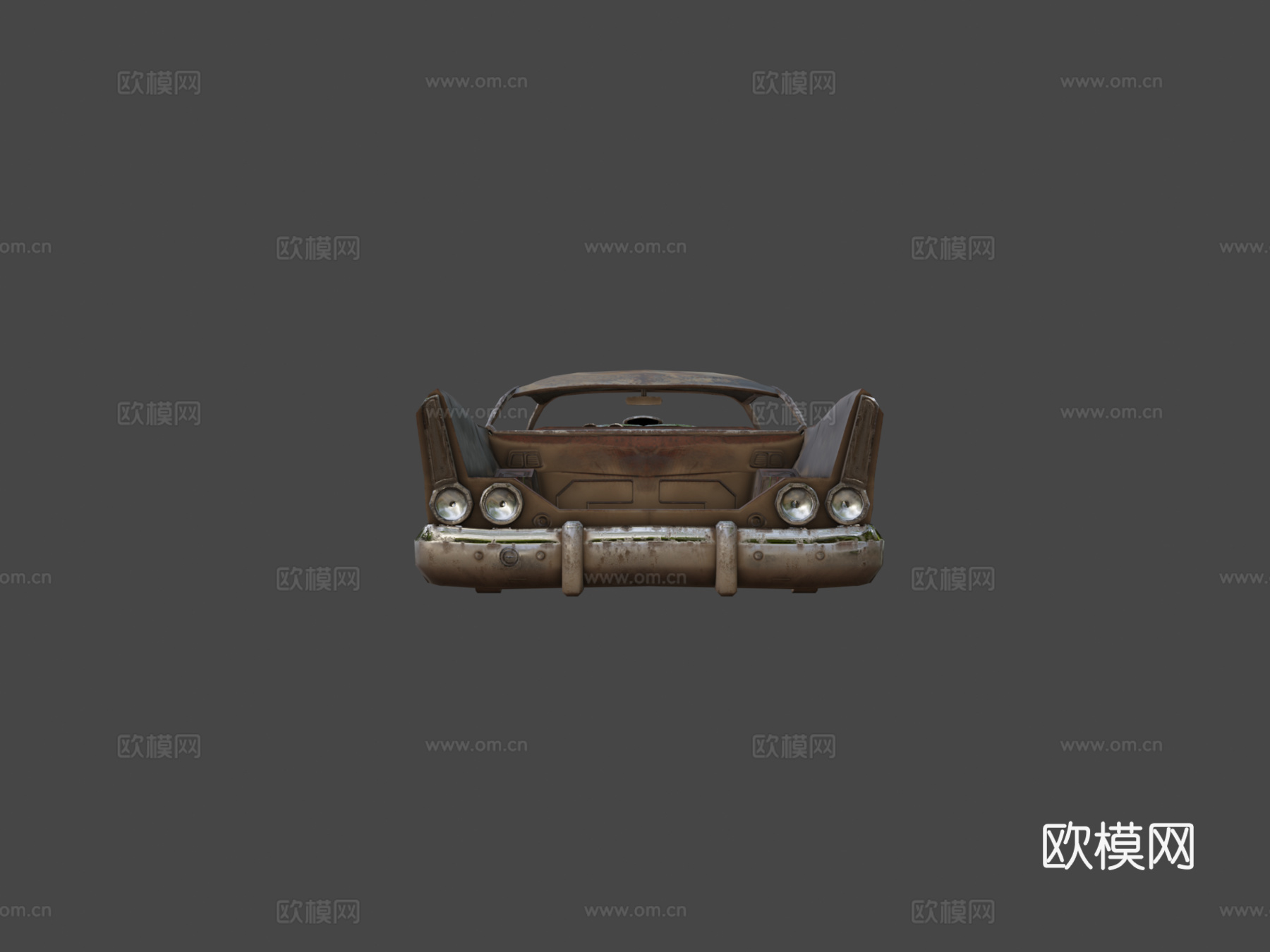 F4NV公路人残骸su模型