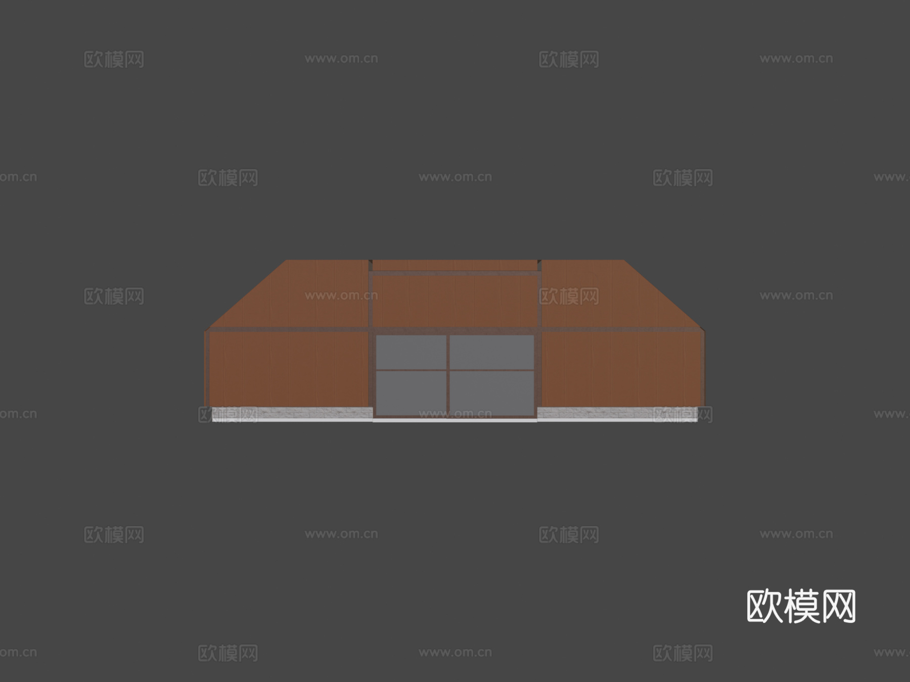 飞机机库su模型