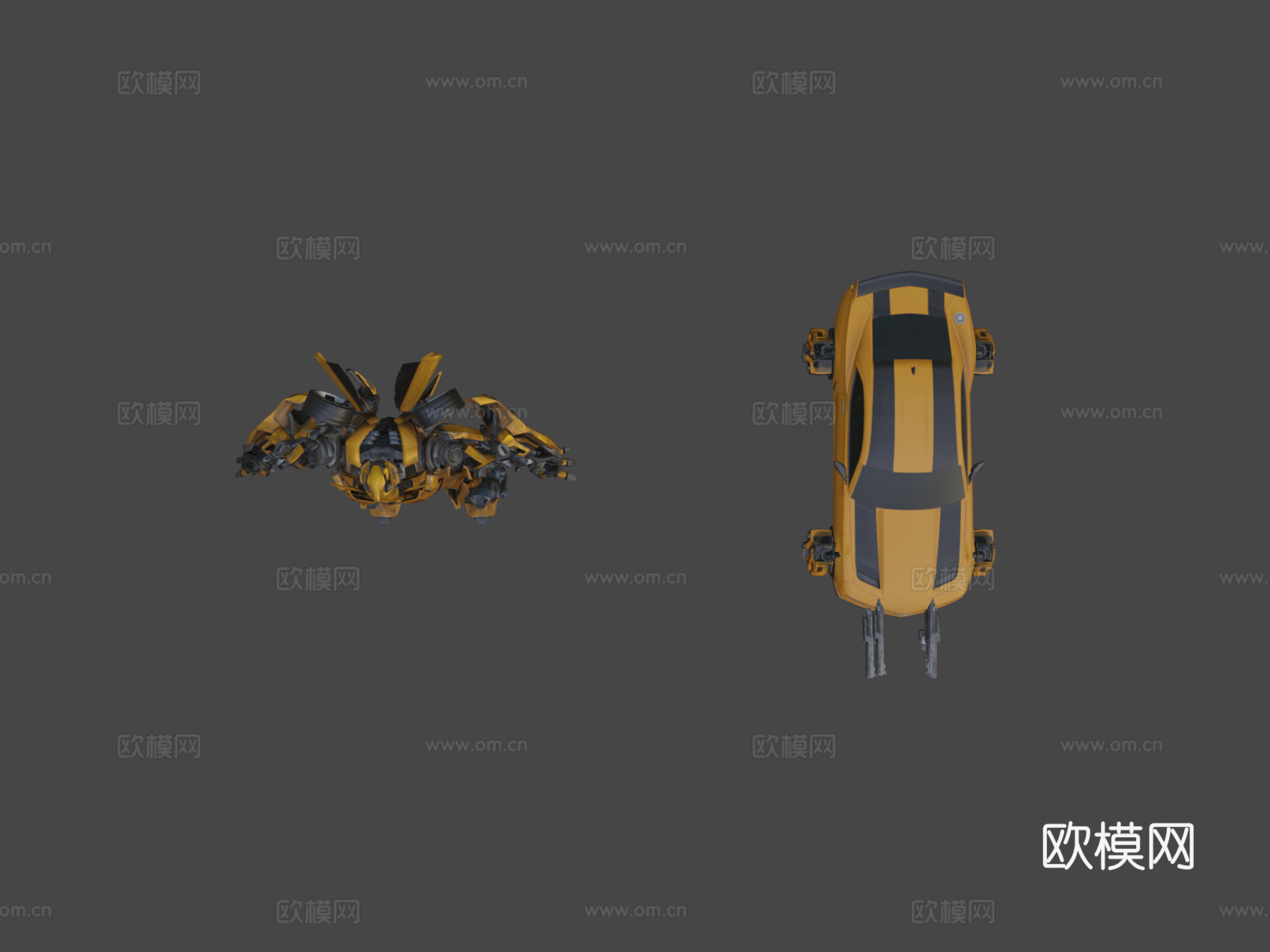 变形金刚 月黑之时 大黄蜂su模型