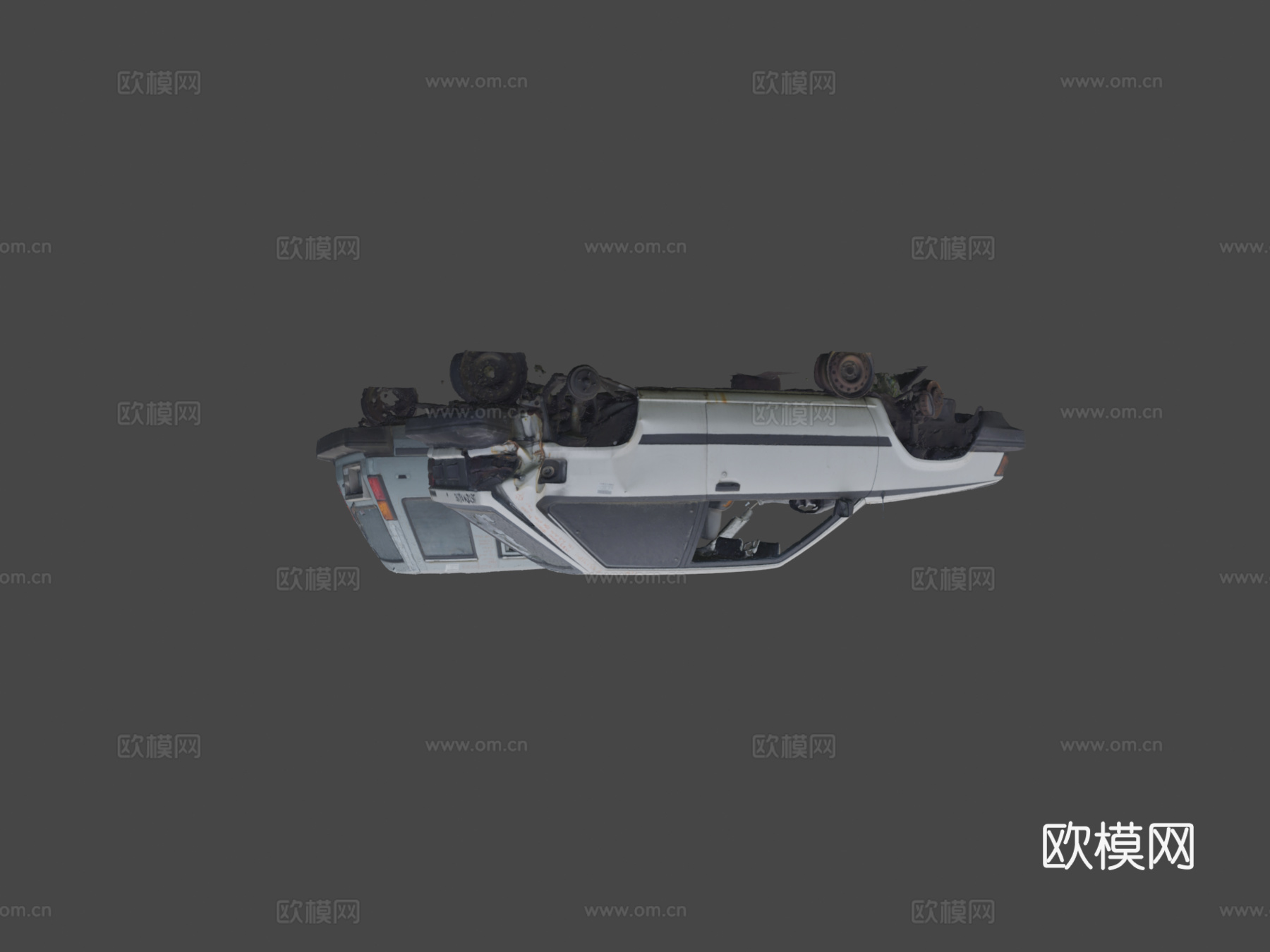 两辆特塞尔原始扫描su模型