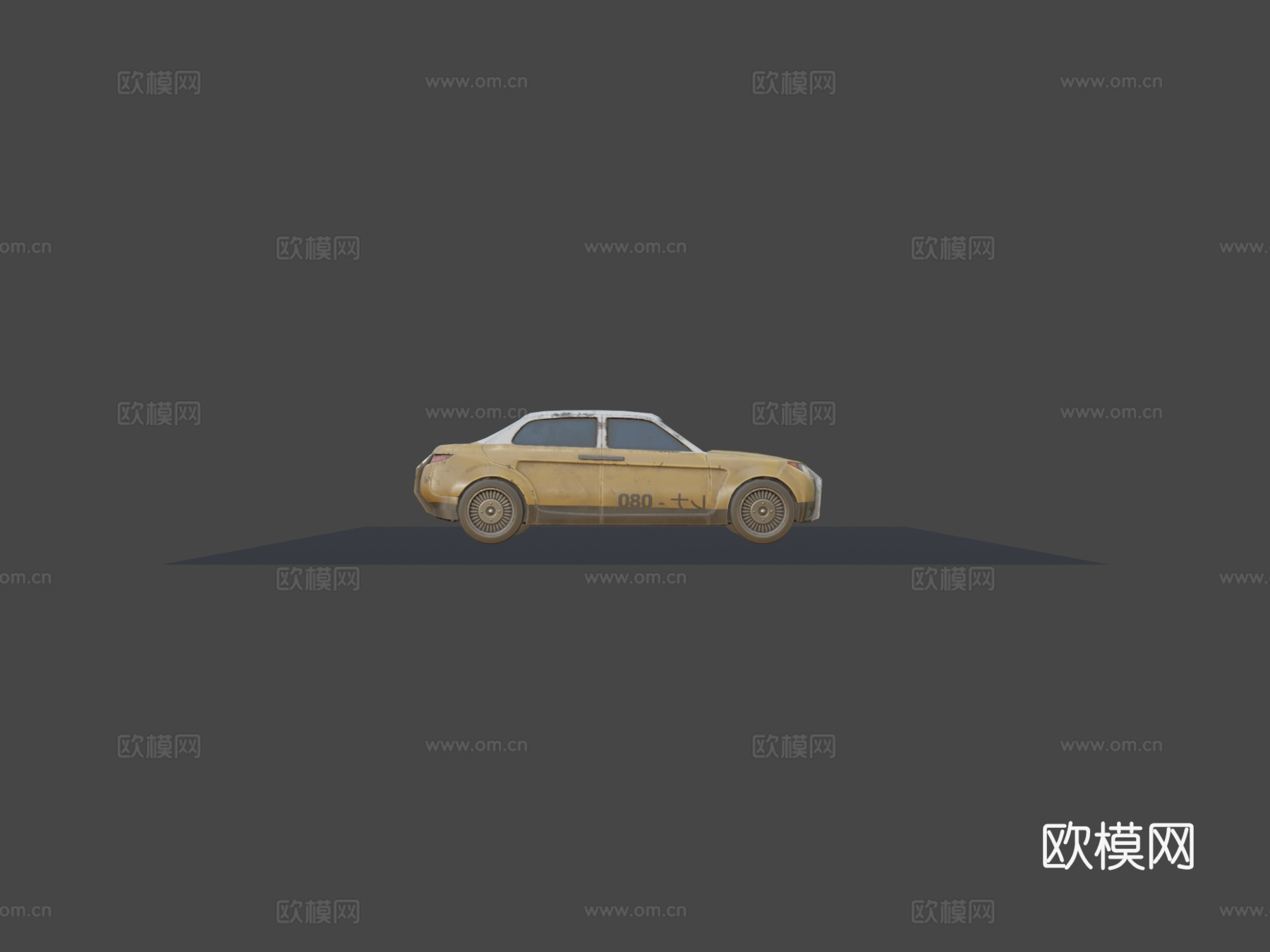 赛博朋克民用汽车su模型