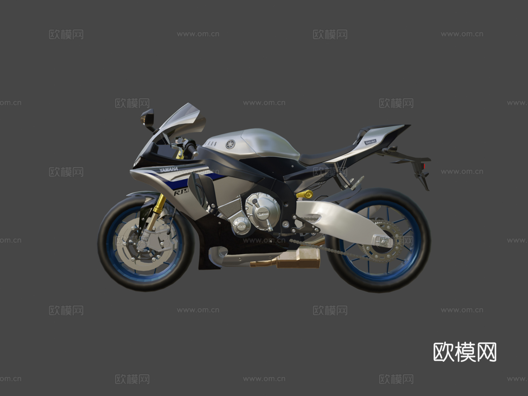 雅马哈R1Msu模型
