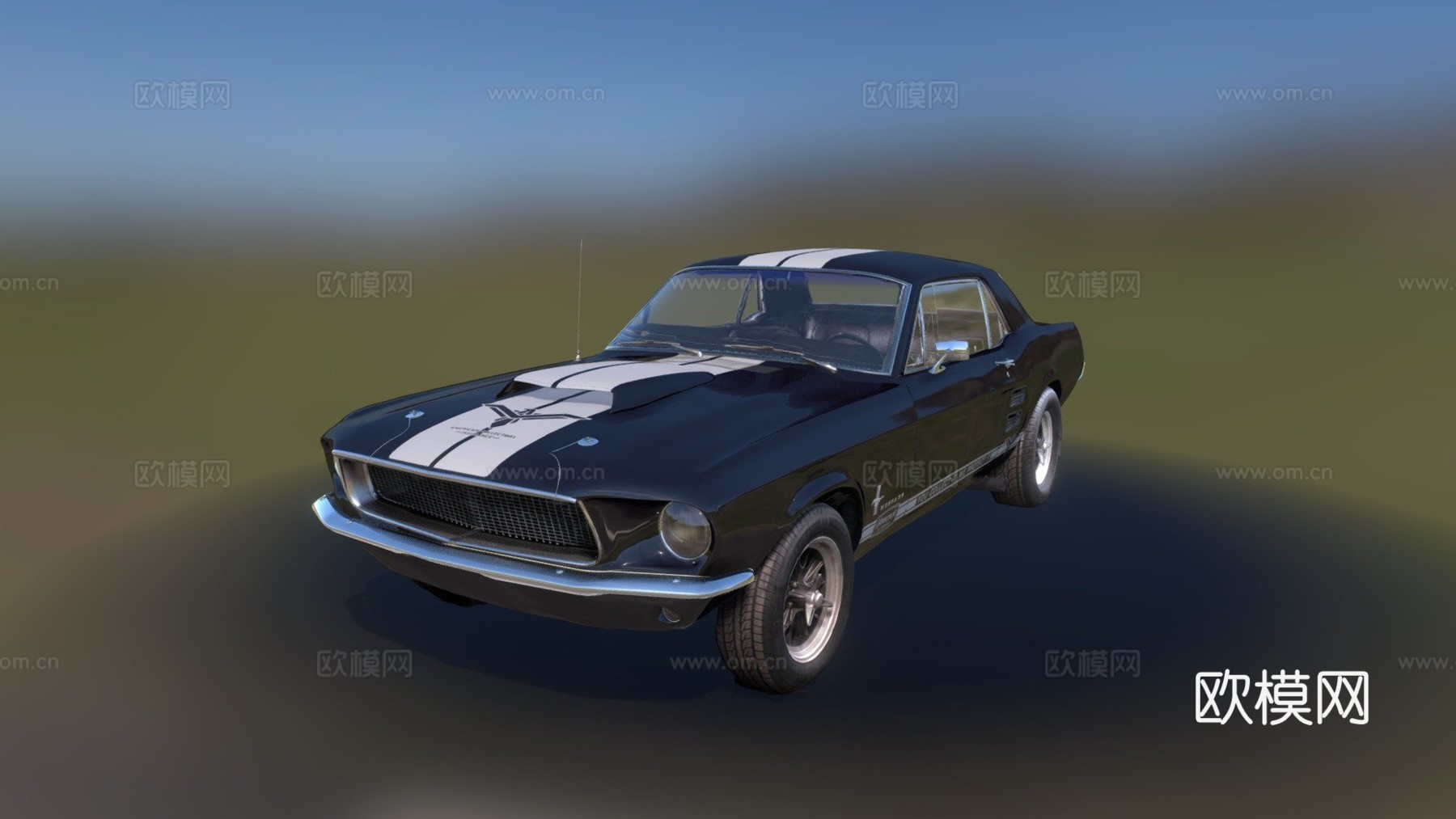 午夜母马 ACIs 1967 福特野马su模型