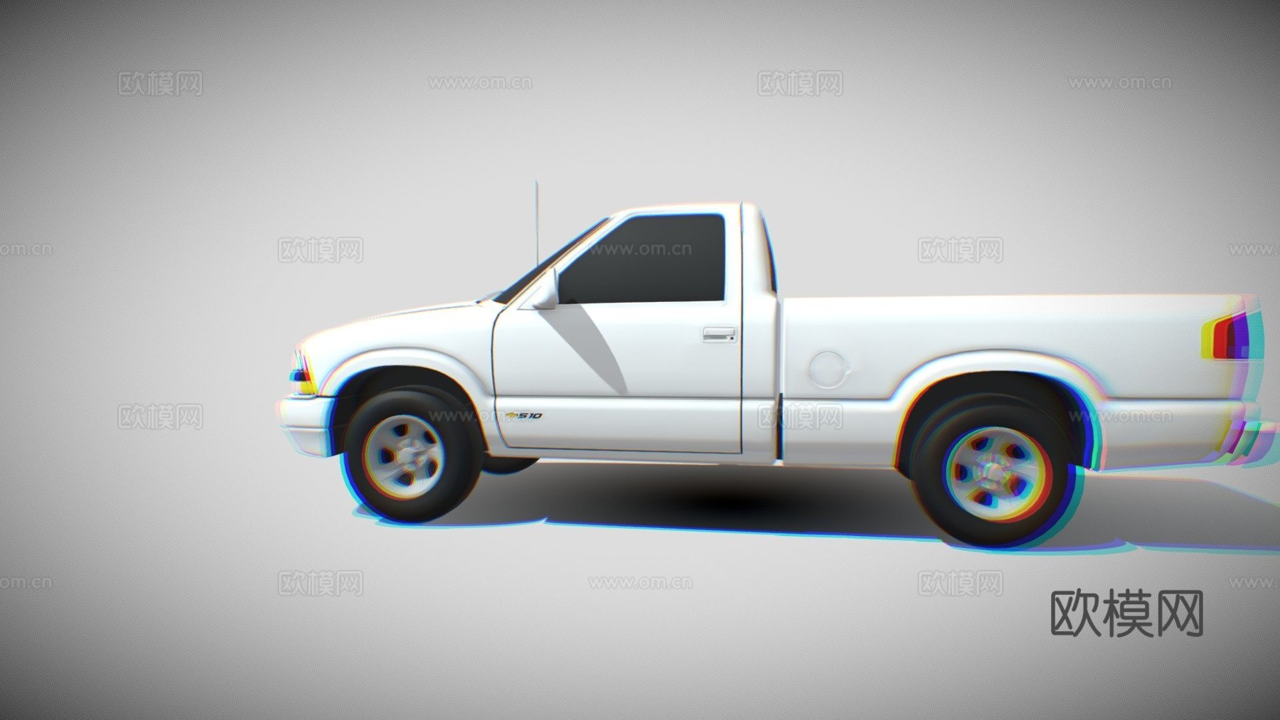 雪佛兰S10su模型