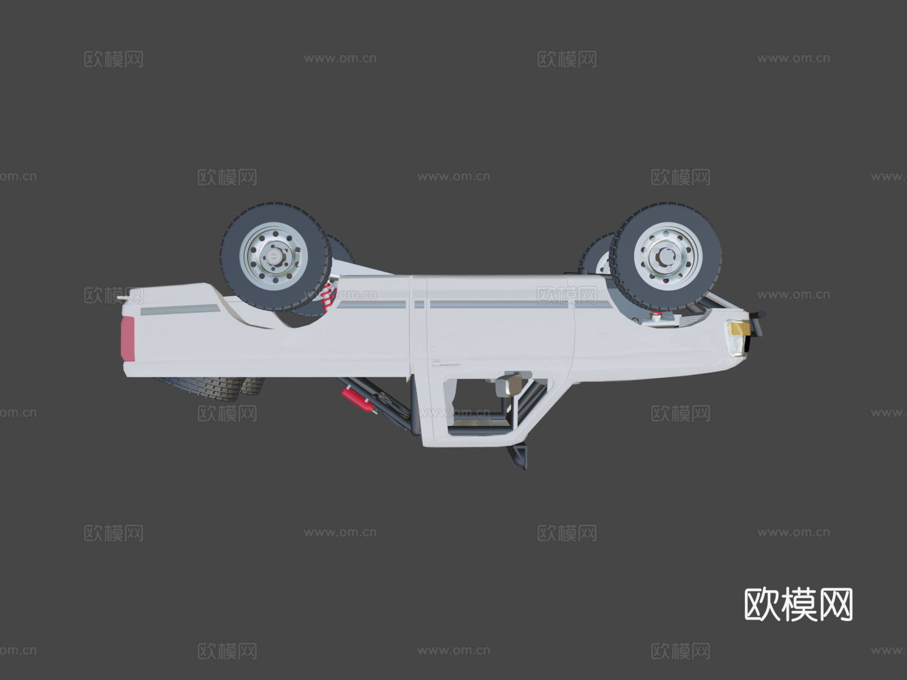 福特F150预跑巴哈卡车su模型