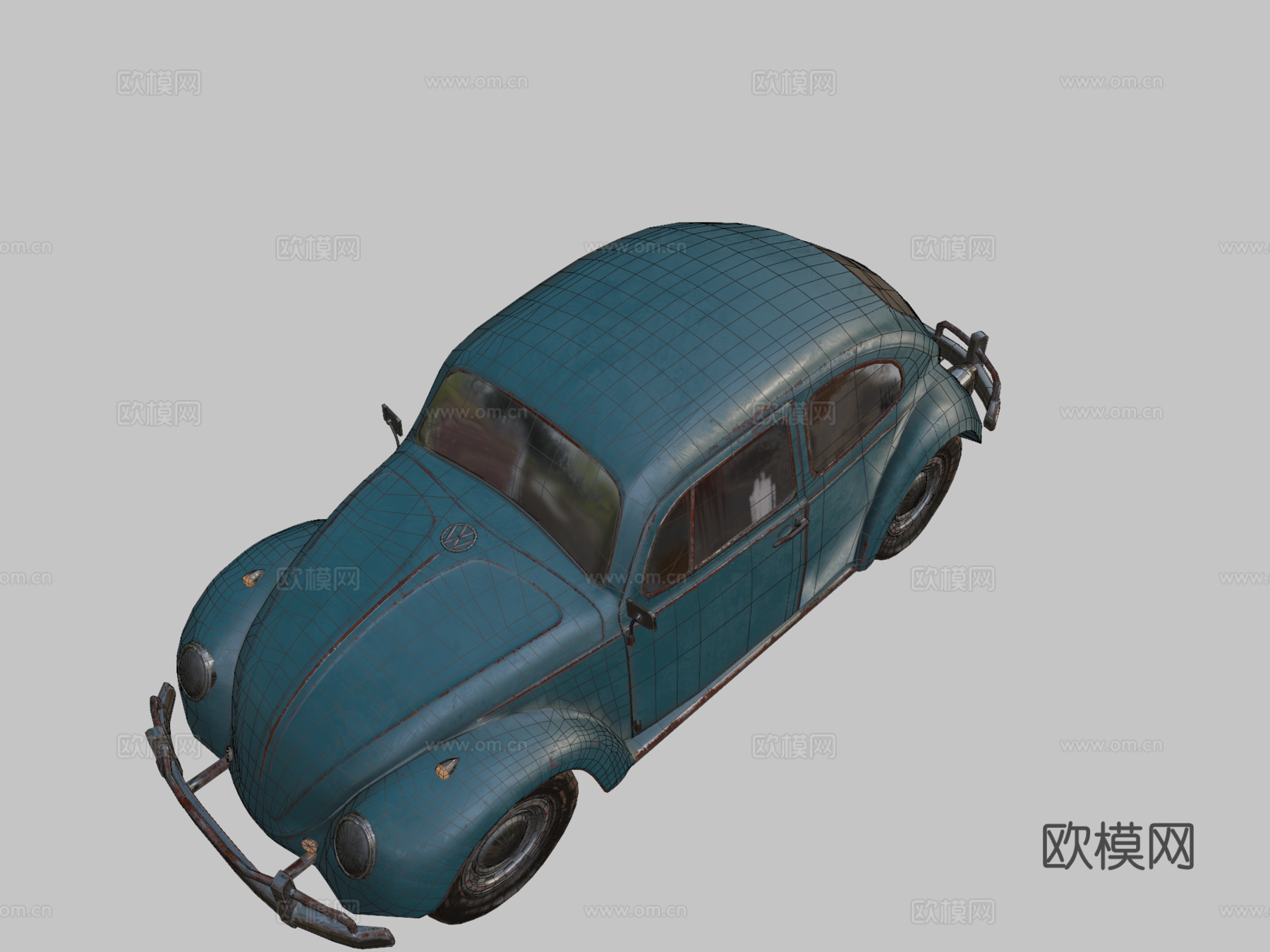 旧款甲壳虫su模型