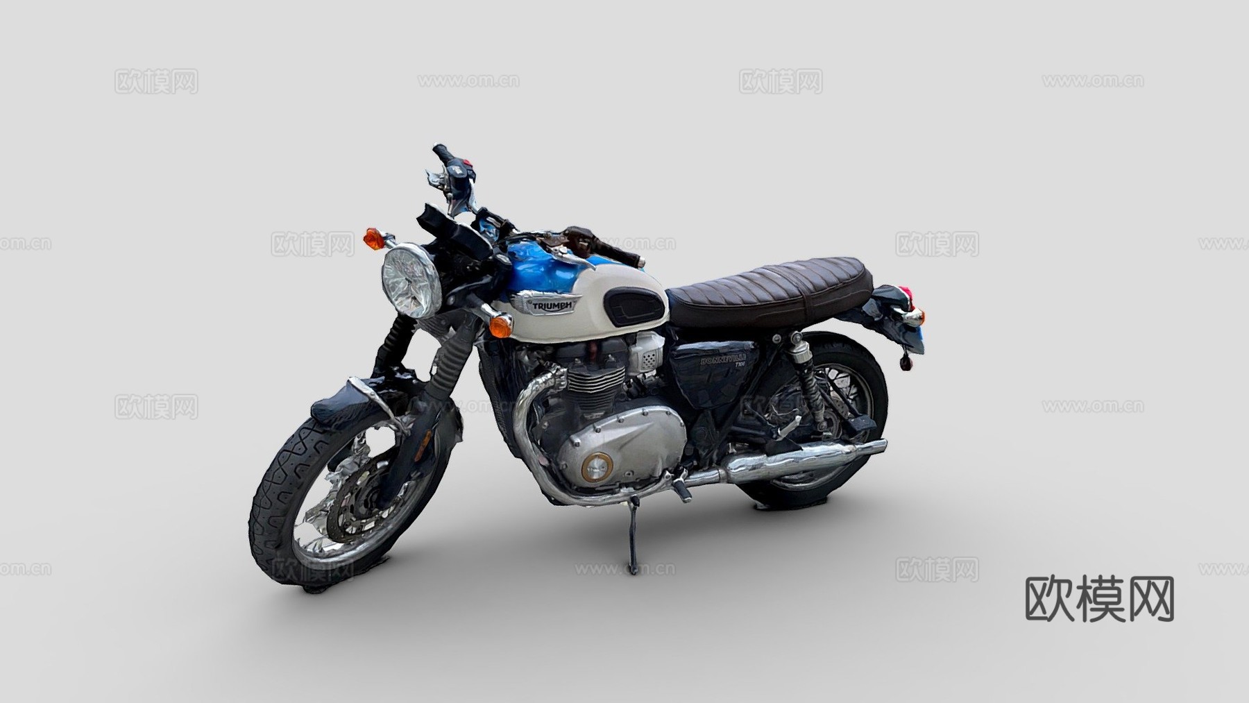 凯旋摩托车su模型