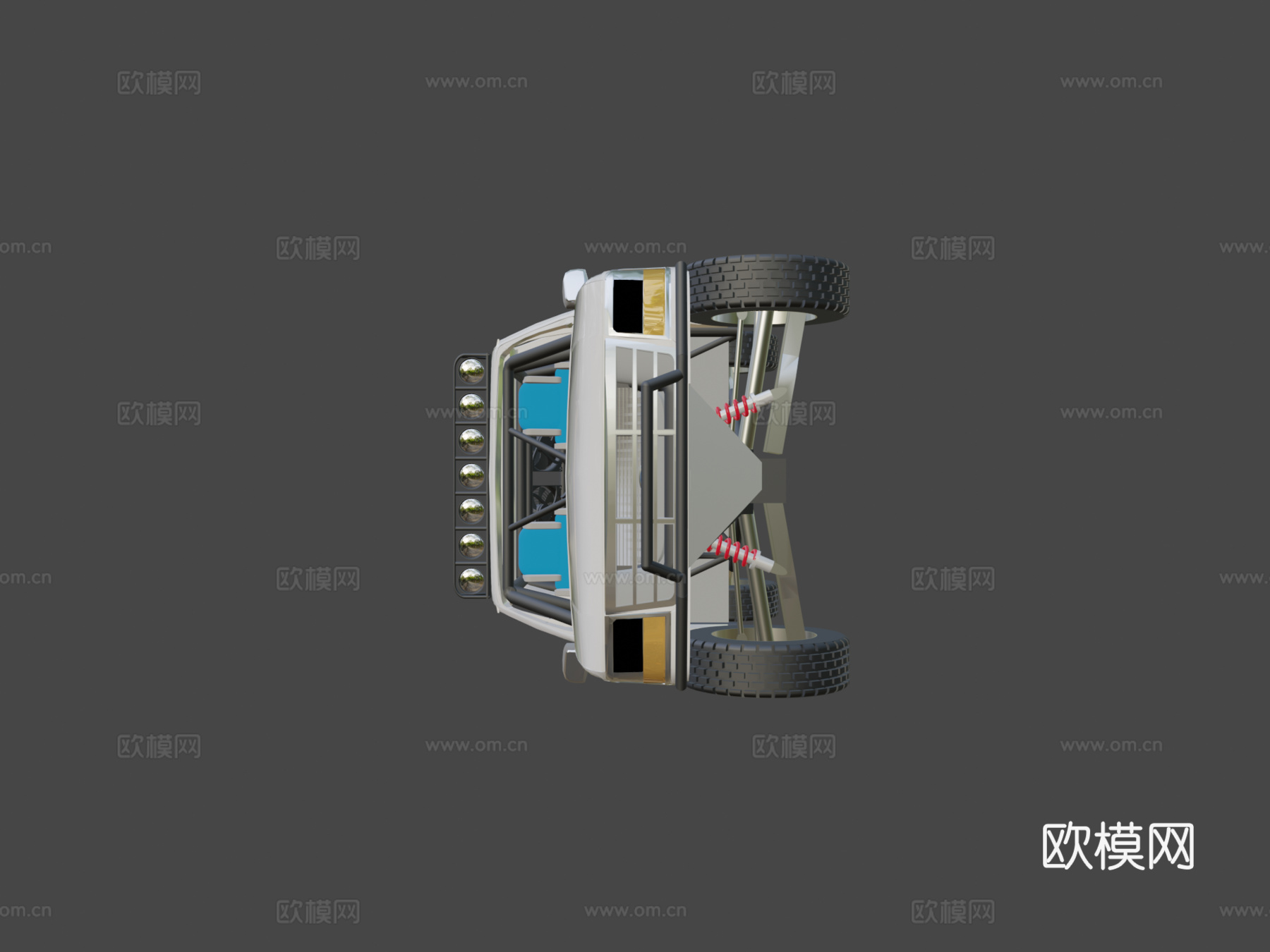 福特F150预跑巴哈卡车su模型