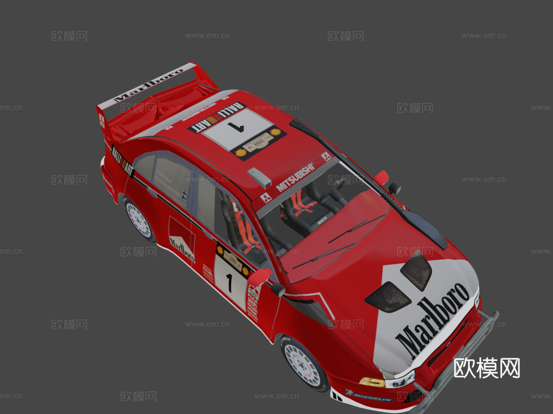 三菱 Lancer Evo VI 拉力赛su模型